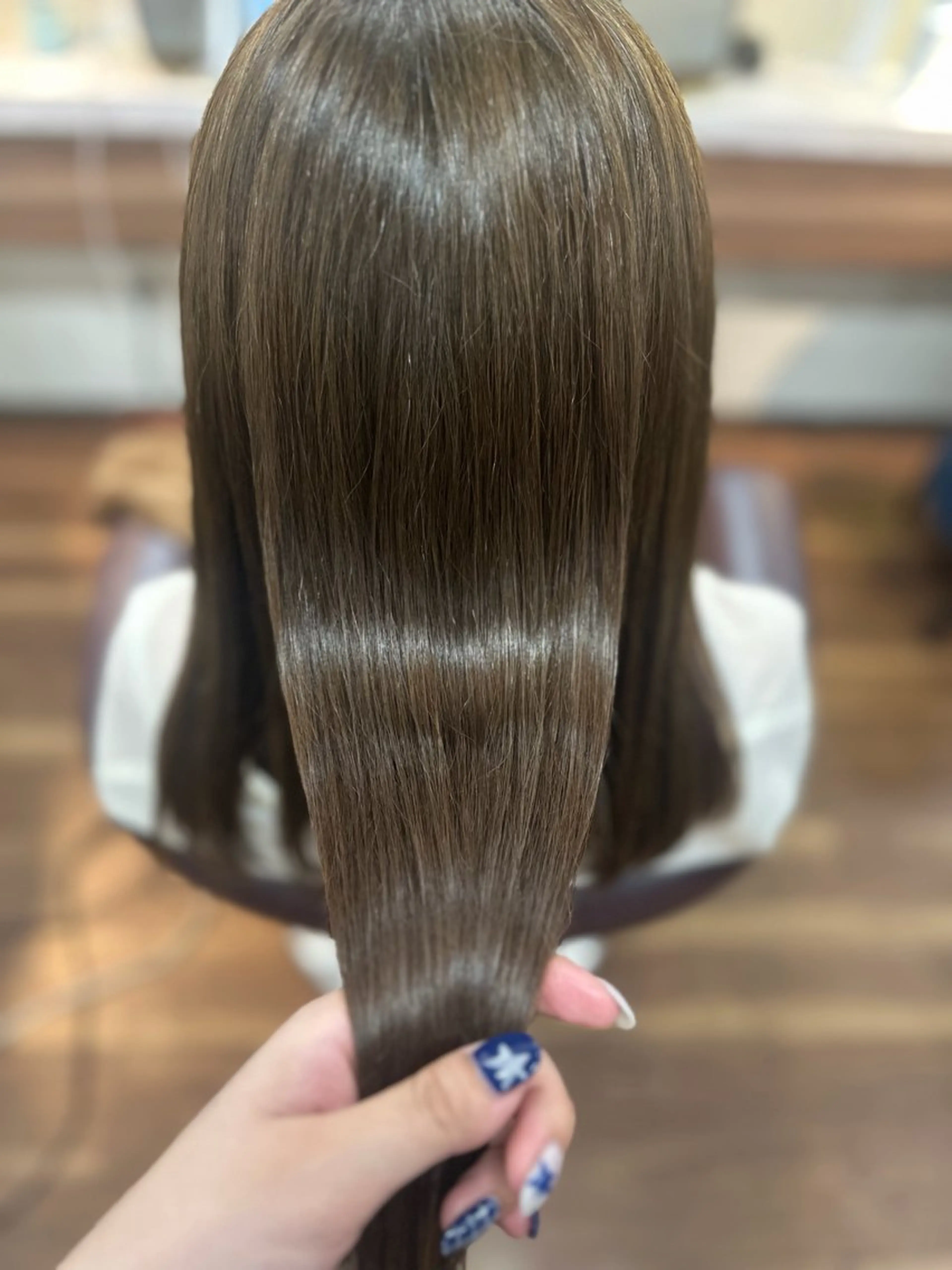 セミロング カラー トリートメント ヘアカラー トリートメント みさき ♡のヘアスタイル