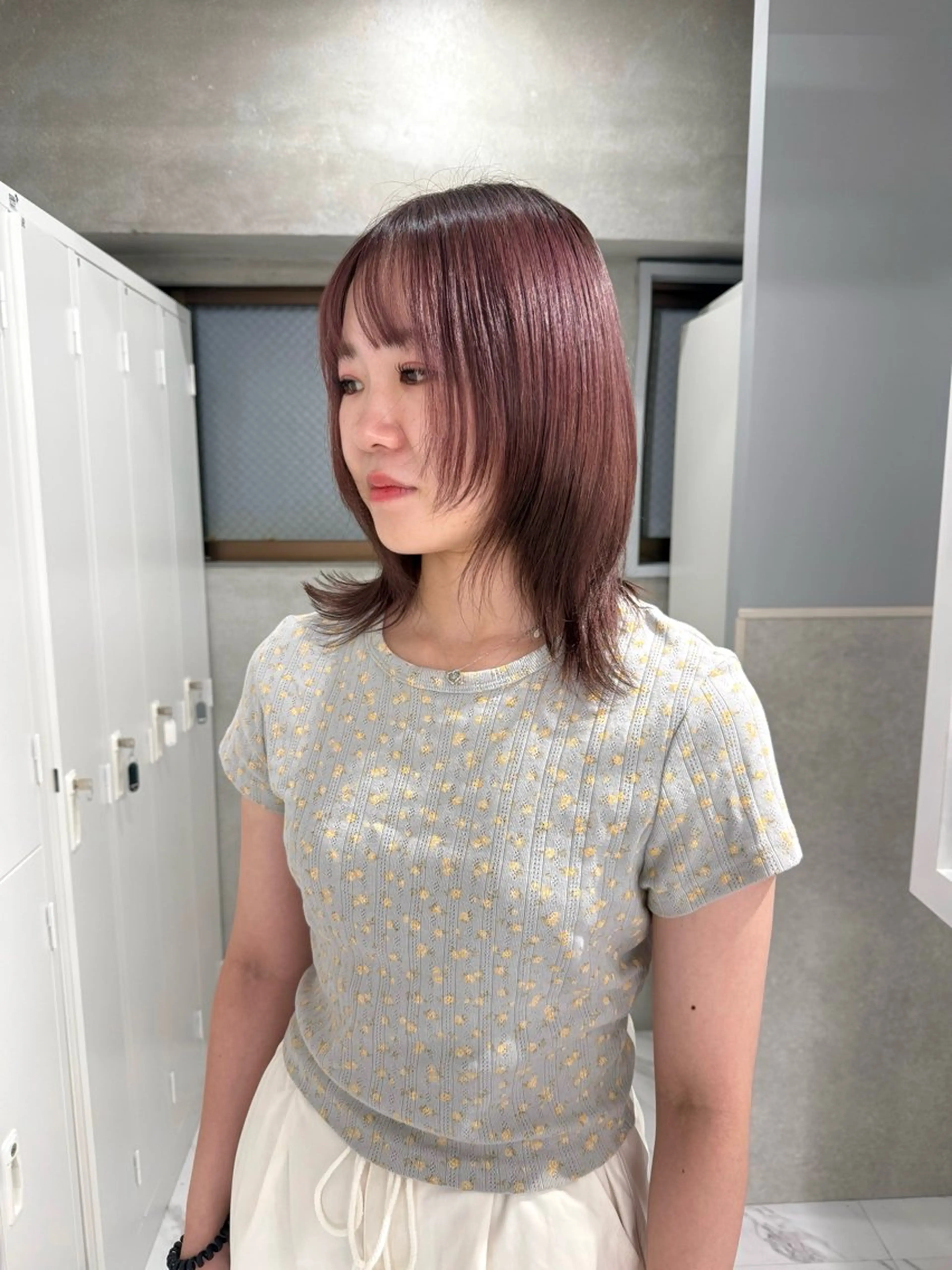 ヘアカラー sena⌇ベージュ⌇ ブリーチなしWカラーのヘアスタイル