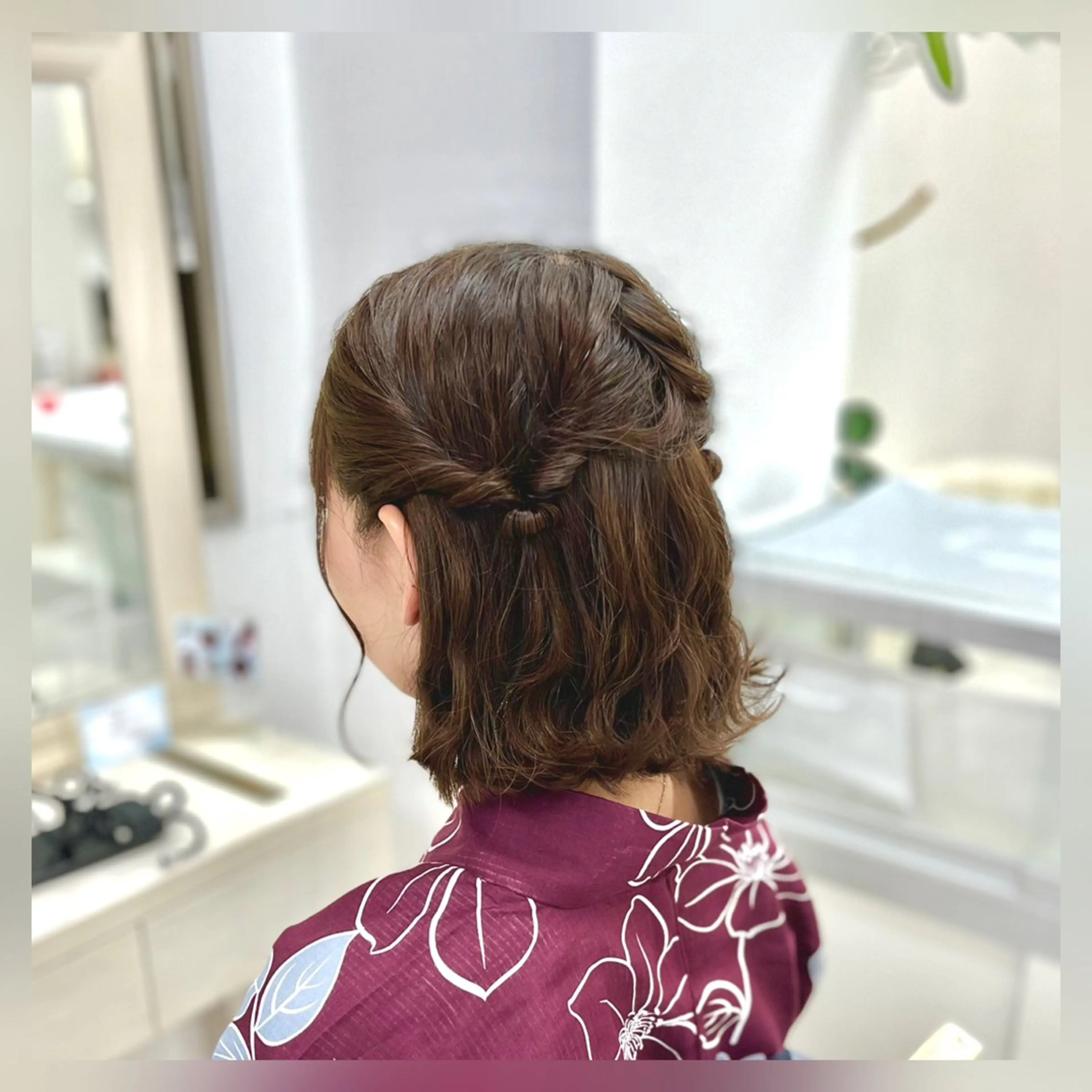ヘアアレンジ 似合わせヘアメイク 💐オダギリチアキのヘアスタイル