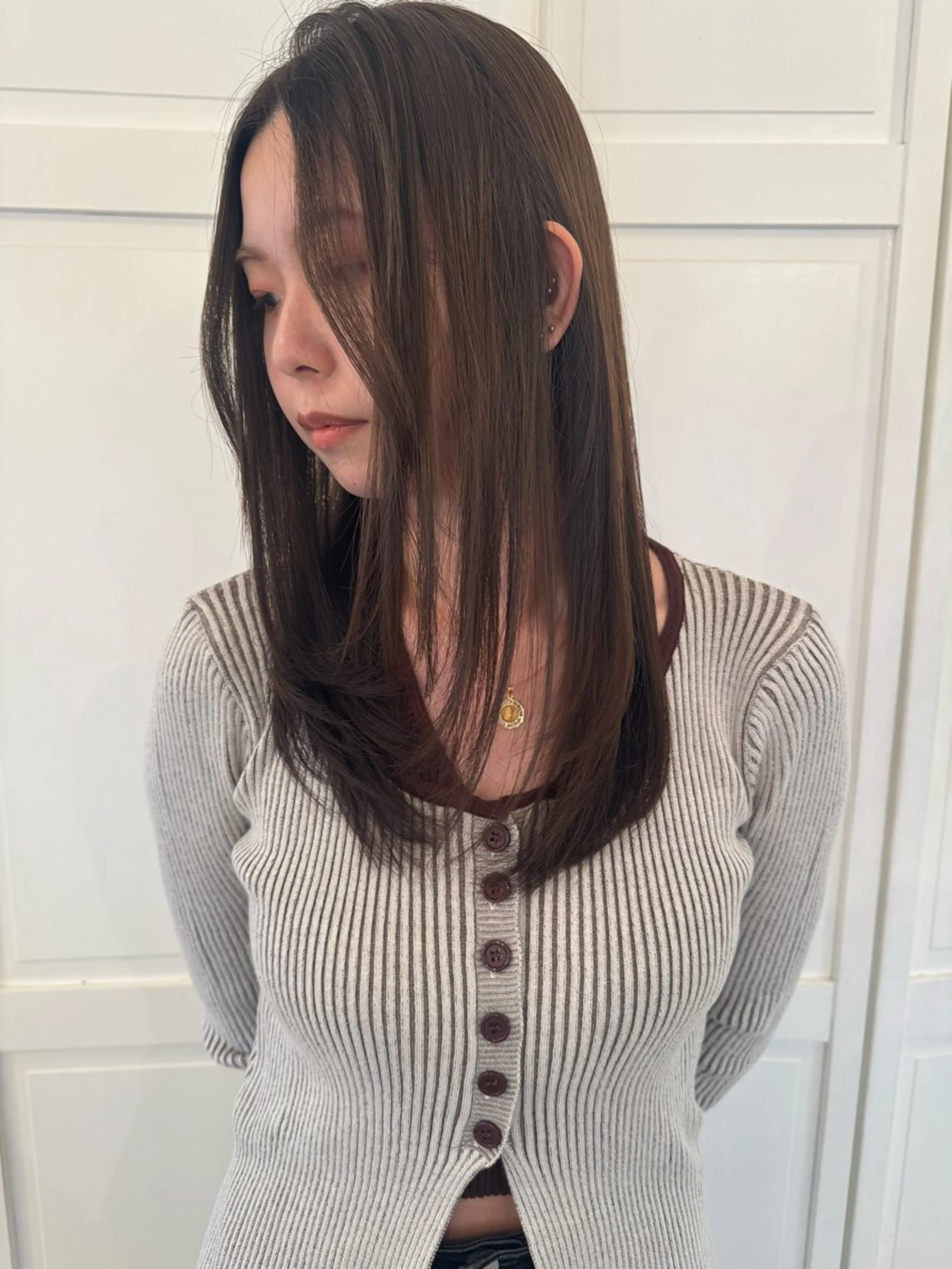 カラー カット ヘアカラー ブリーチカラー🎀 韓国風/寺門美優のヘアスタイル