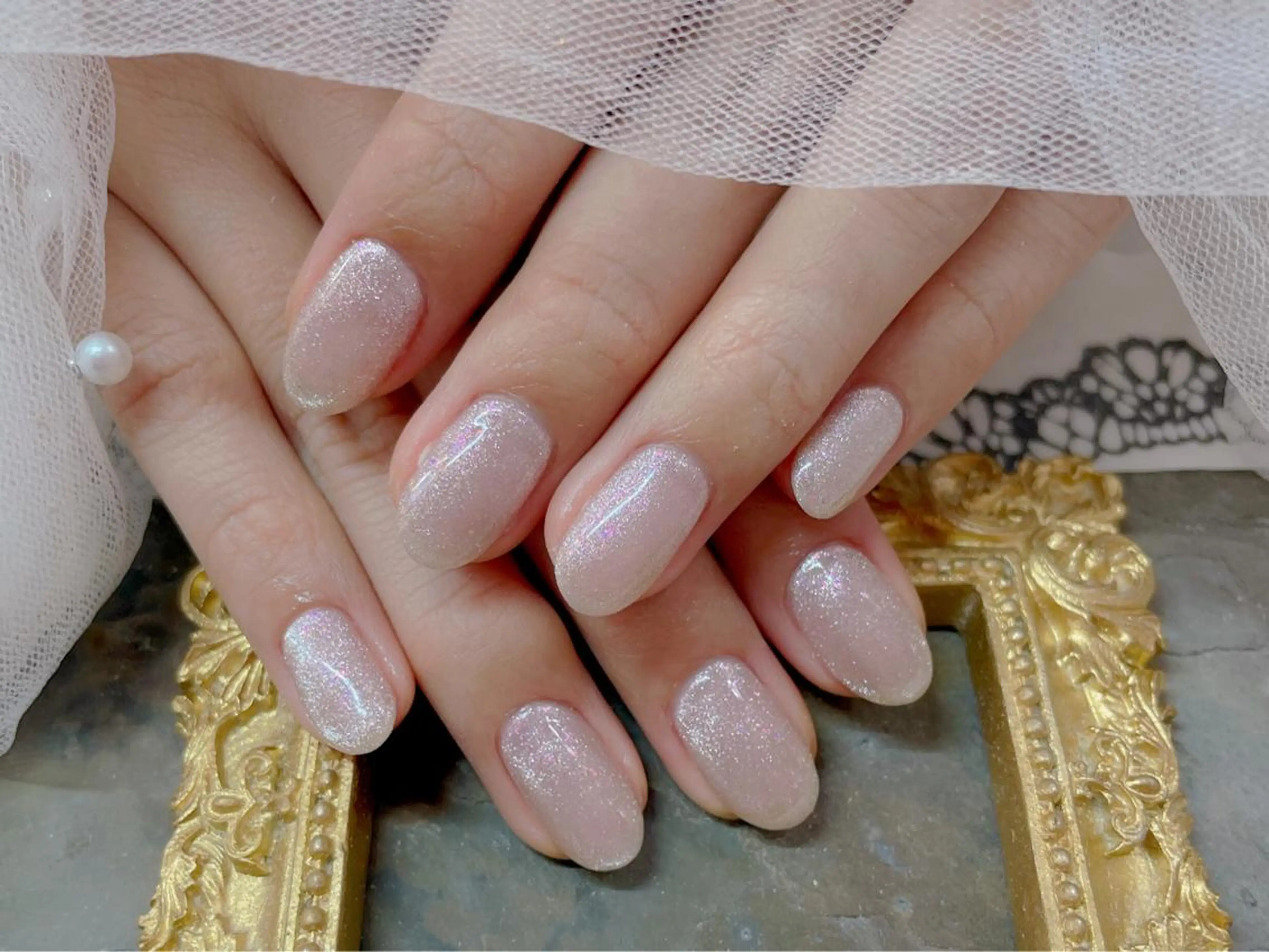 ネイル ハンドネイル マジック ミラーのネイルデザイン