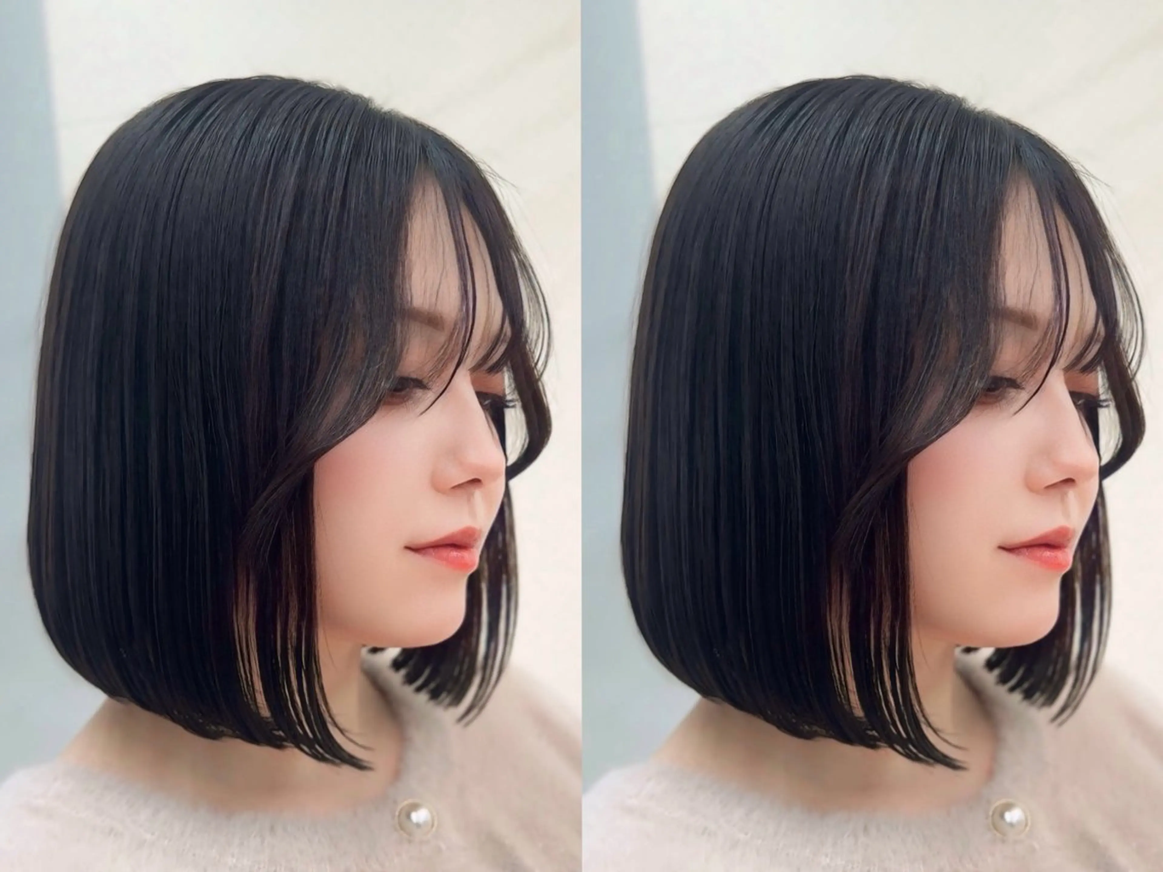 ミディアム カット ヘアカラー 縮毛矯正 トリートメント ✨髪質改善特化✨副 店長椎葉信乃介のヘアスタイル