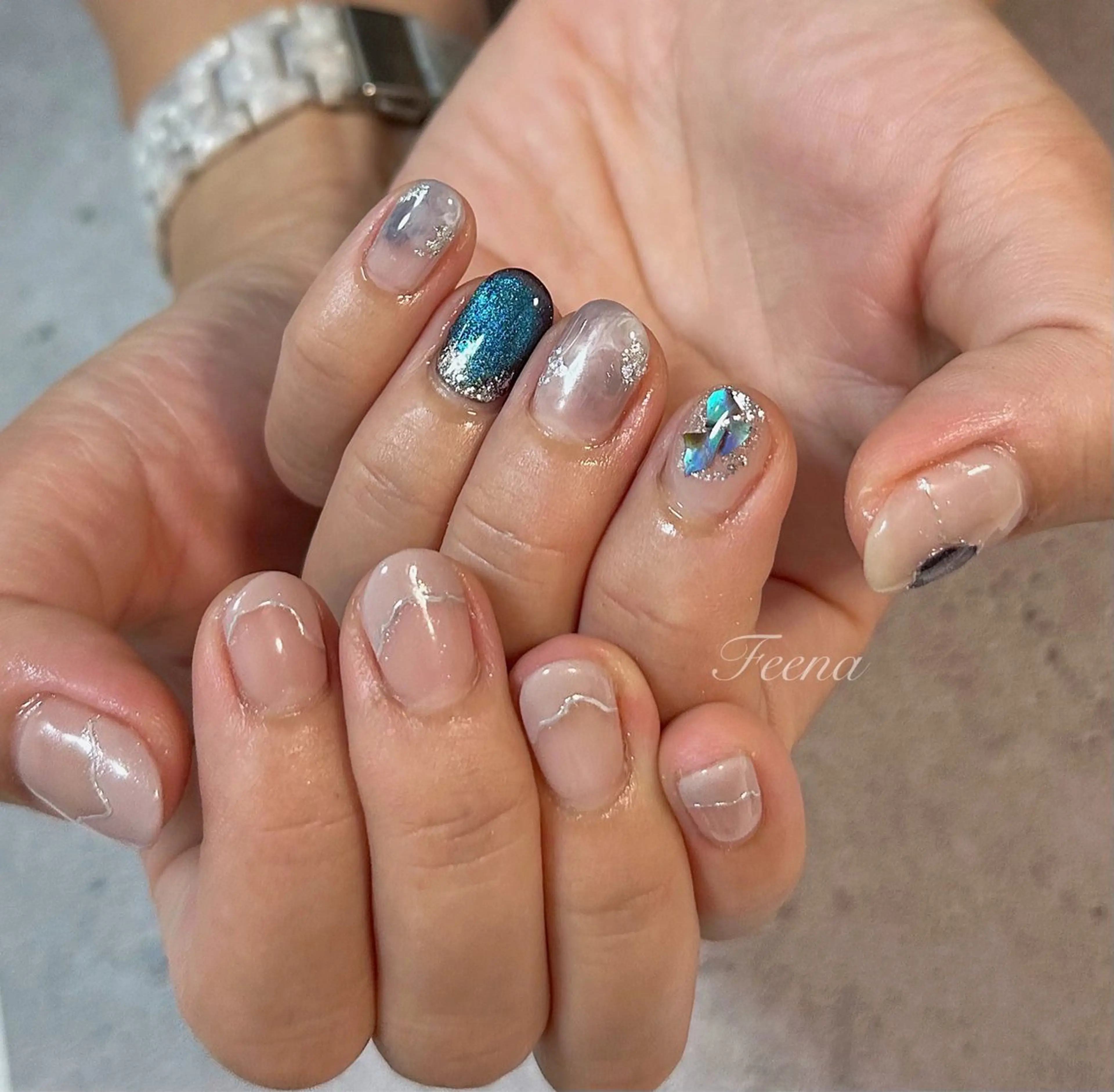 ネイル amu nail. RINAのネイルデザイン