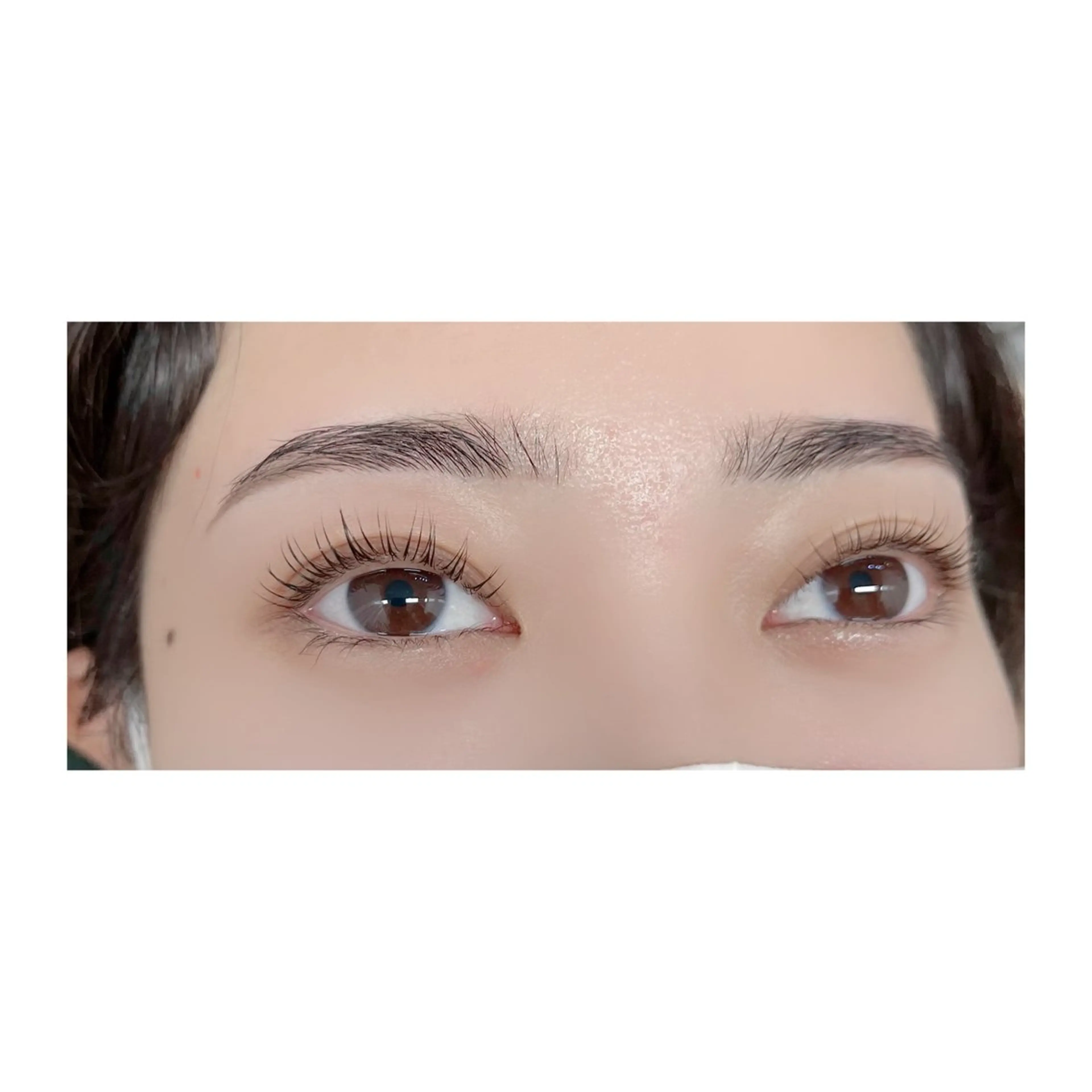 まつ毛パーマ上下の写真