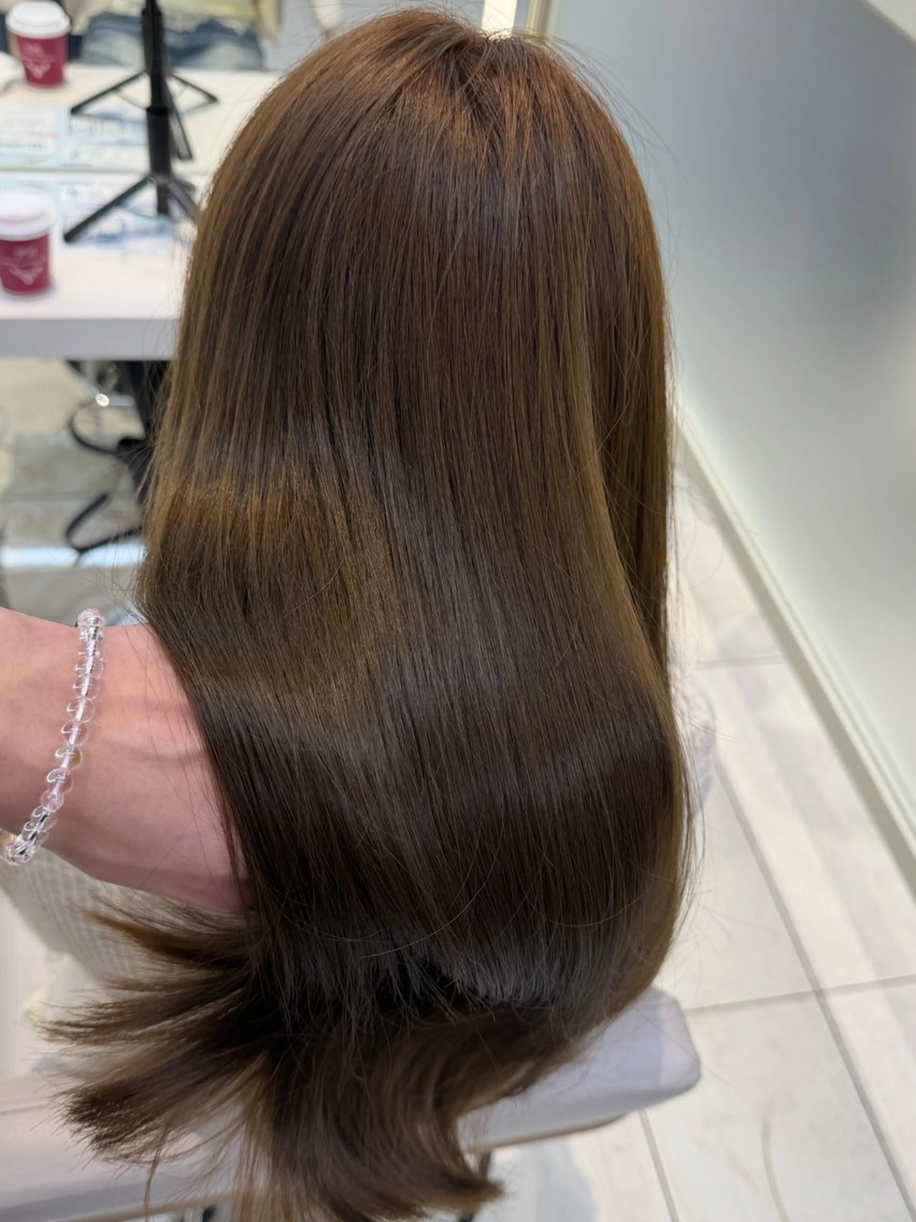 ロング ヘアカラー トリートメント レイヤー/顔周り /韓国ヘア/TAKUのヘアスタイル