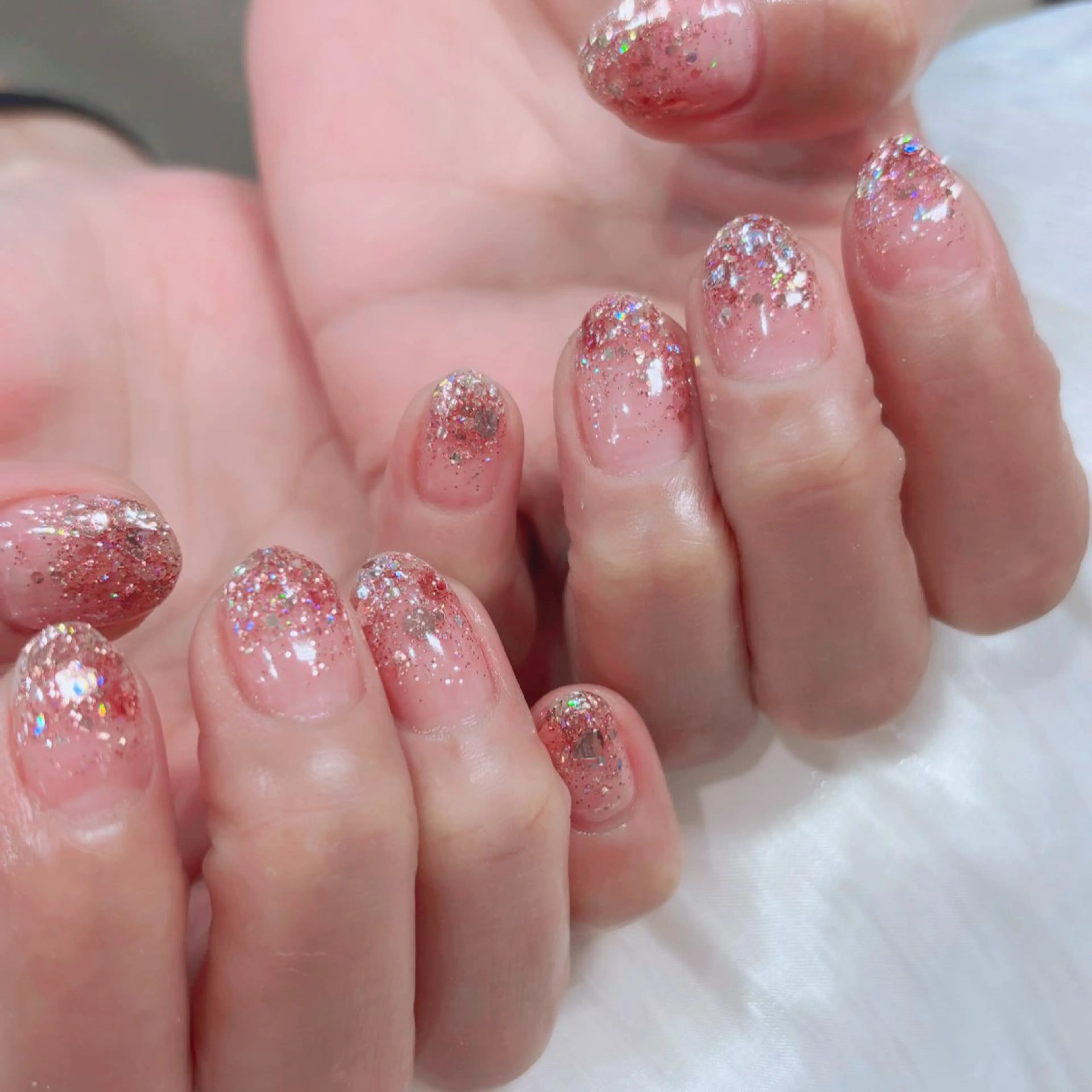 ネイル ラメ(グリッター) ラメグラデーション MARUCHU SAYAKAのネイルデザイン