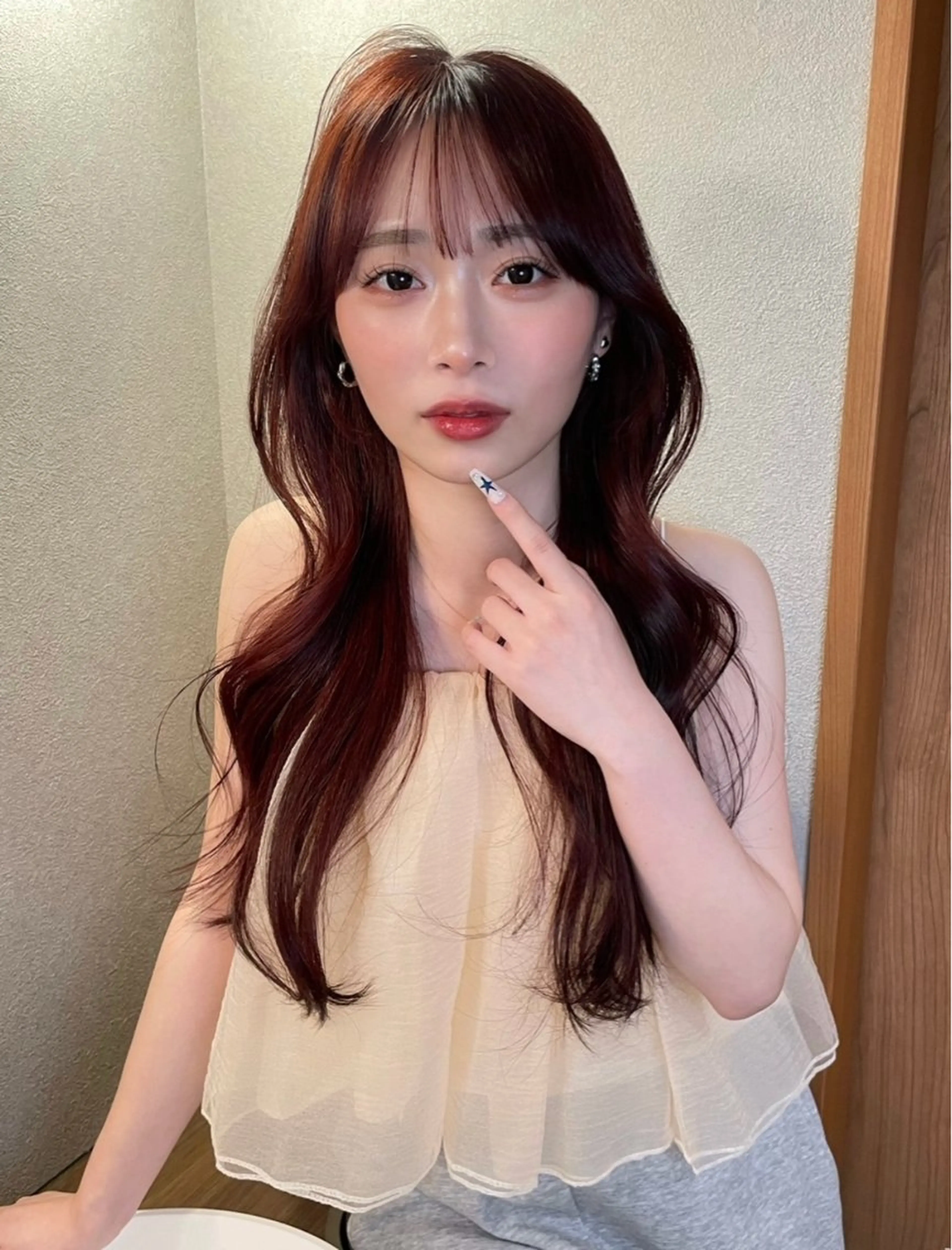 ロング 髙杉 心のヘアスタイル