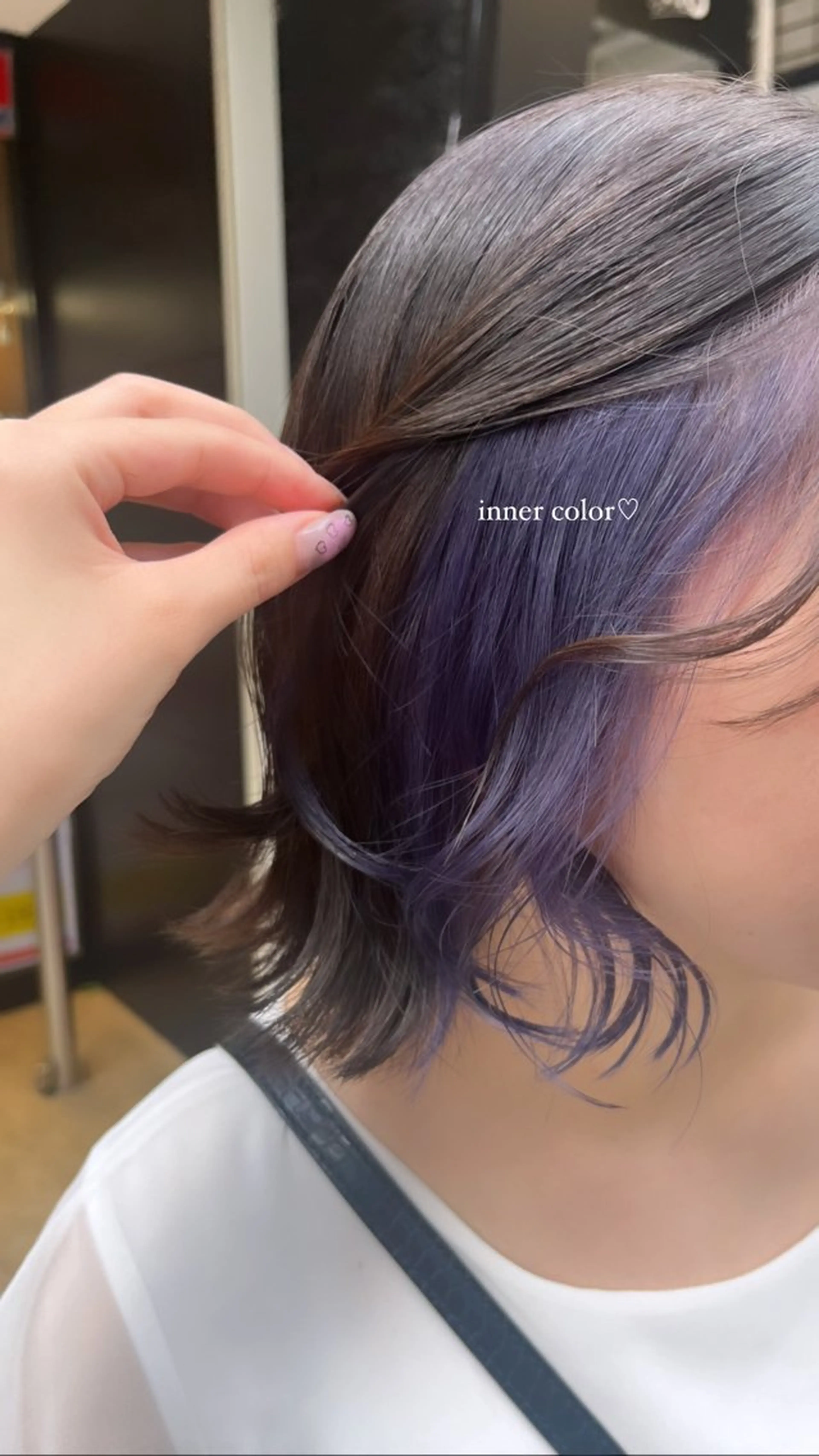 ミディアム カット ヘアカラー トリートメント 光本 杏のヘアスタイル