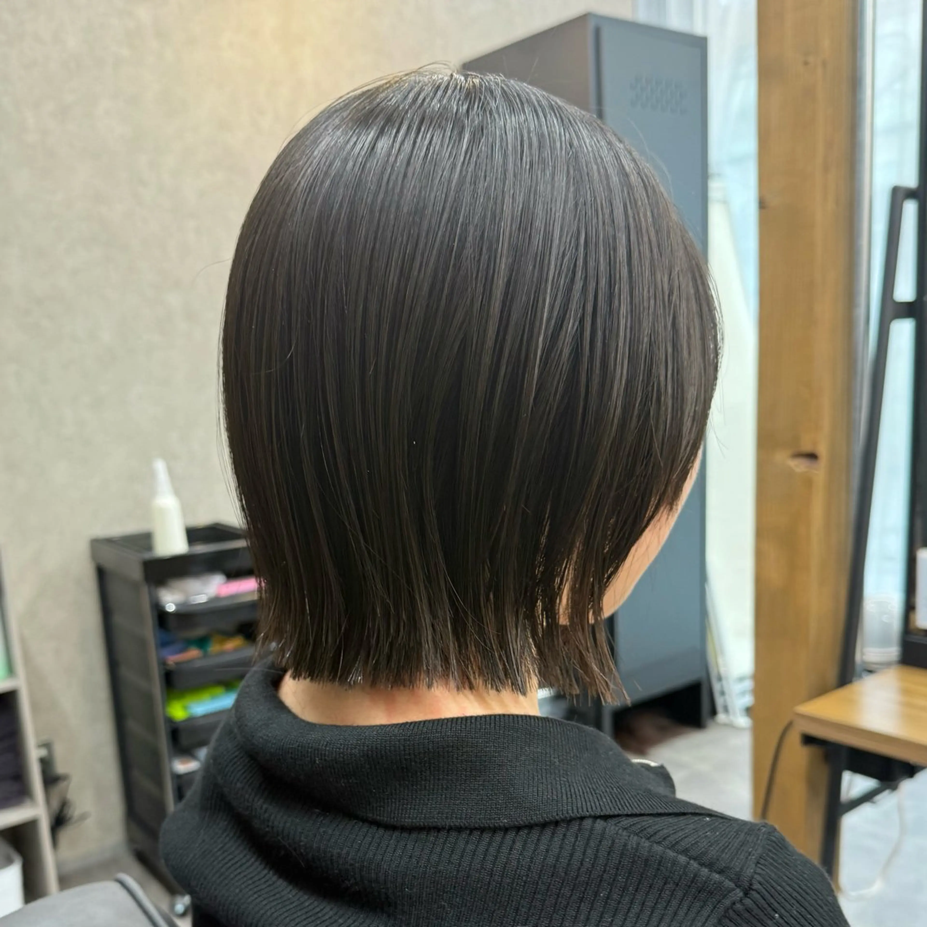 ミディアム カラー グレージュ オリーブグレージュ オリーブグレー ボブ 似合わせカット カット ヘアカラー トリートメント 似合わせボブ🎀🫧 千葉 優希のヘアスタイル