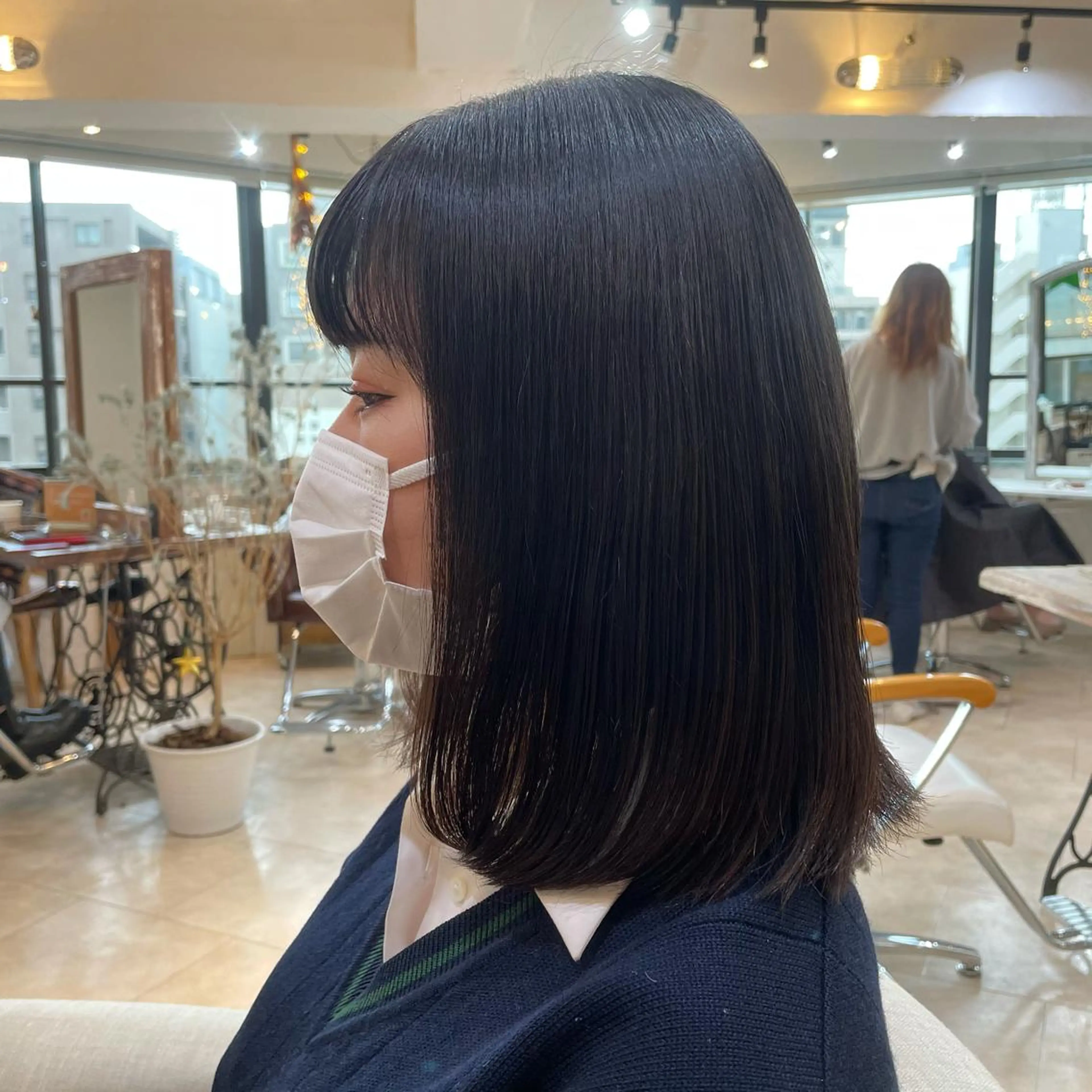 セミロング 清水 美雪のヘアスタイル