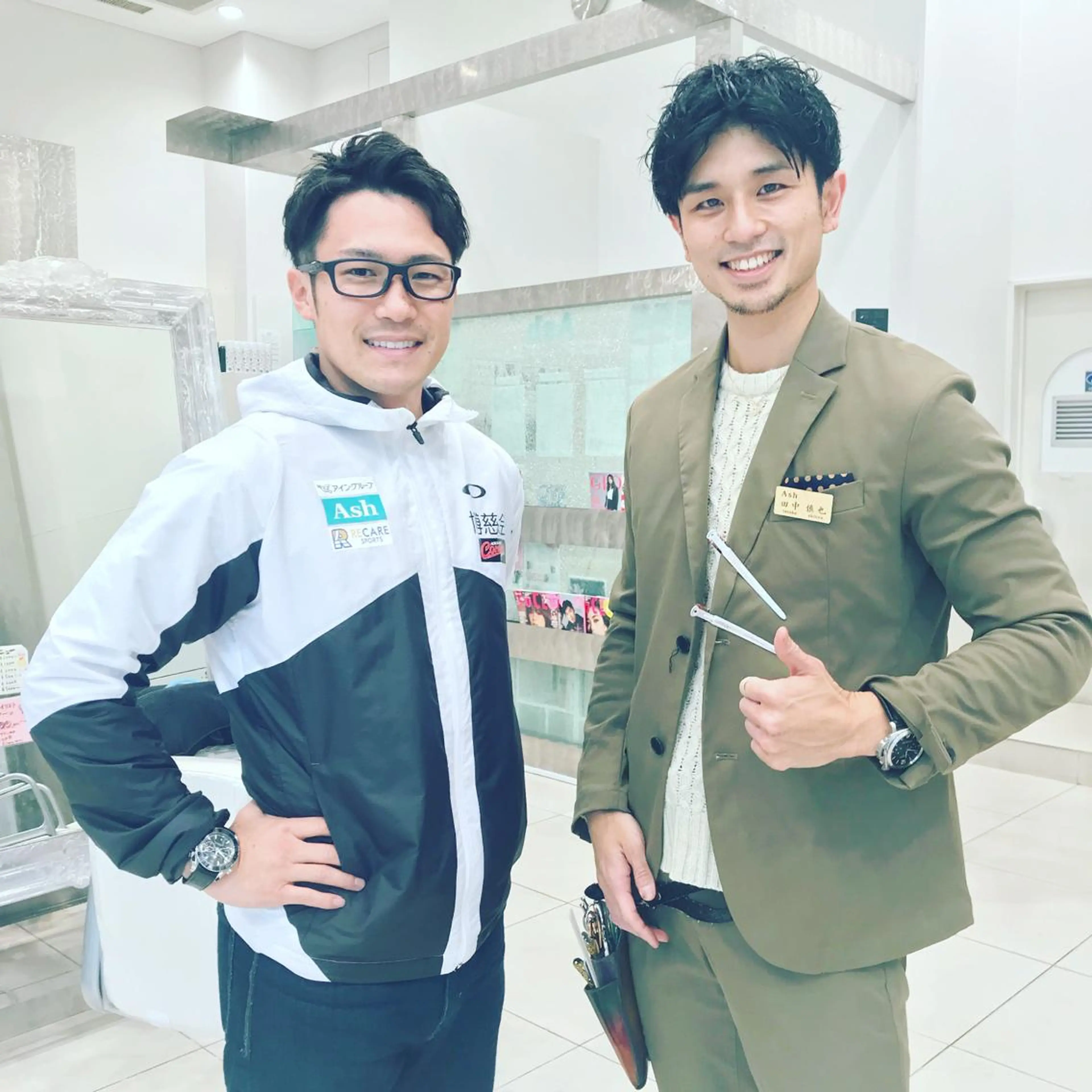 ショート メンズ カット 田中 慎也のヘアスタイル