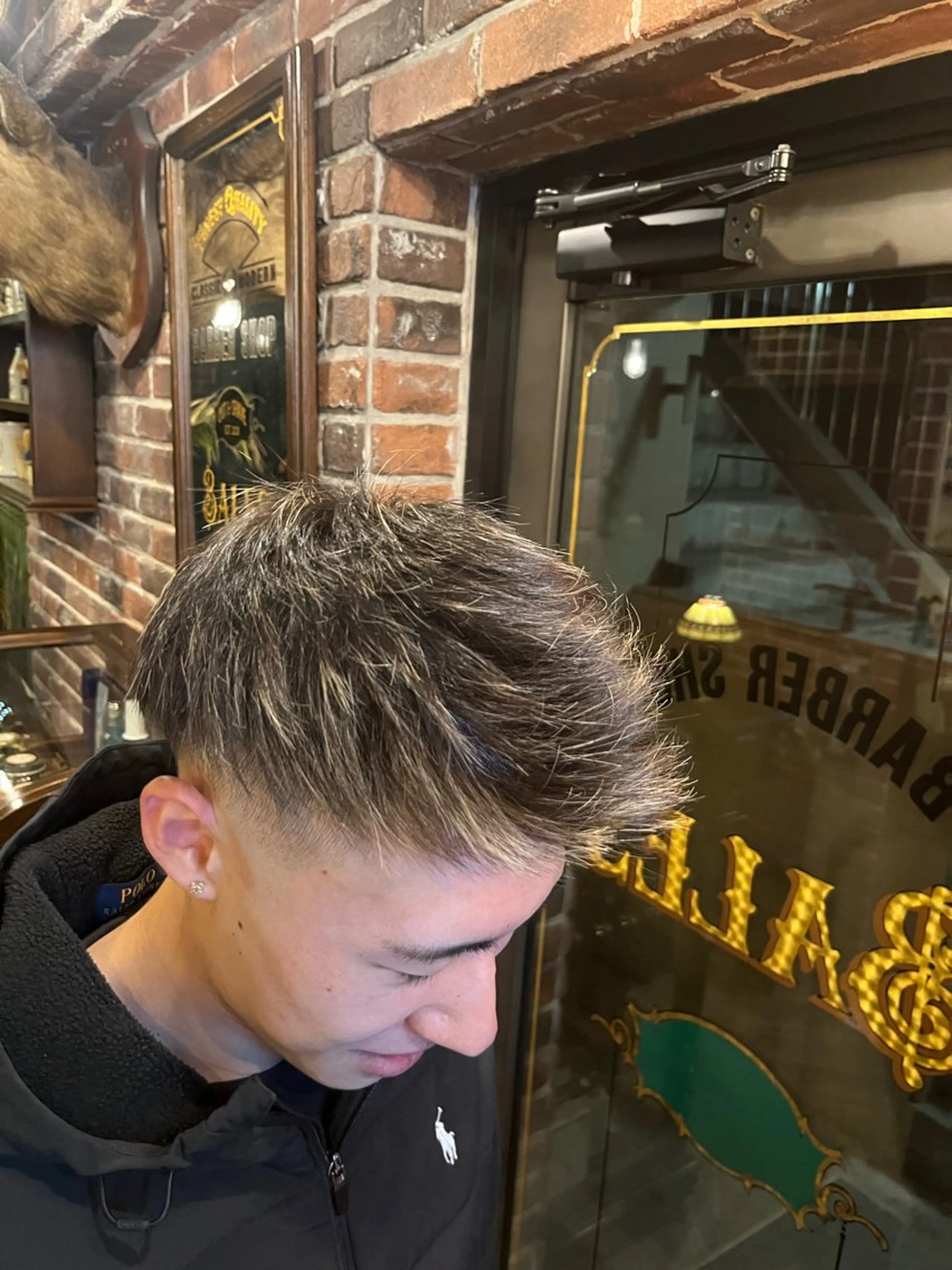 ショート メンズ 佐藤 稜大のヘアスタイル