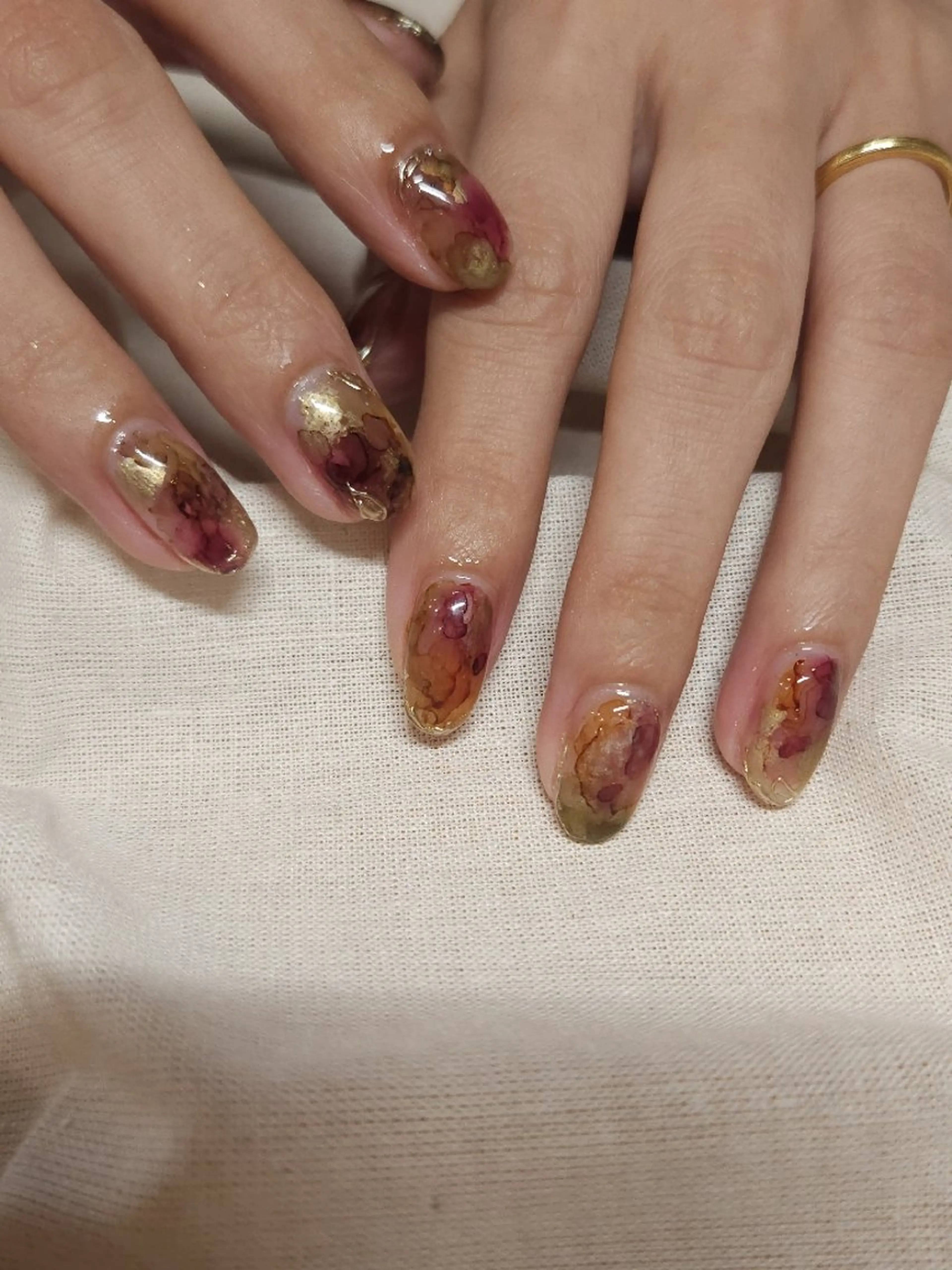 ネイル アートネイル 持ち込み ハンドネイル mukuby_ manamiのネイルデザイン