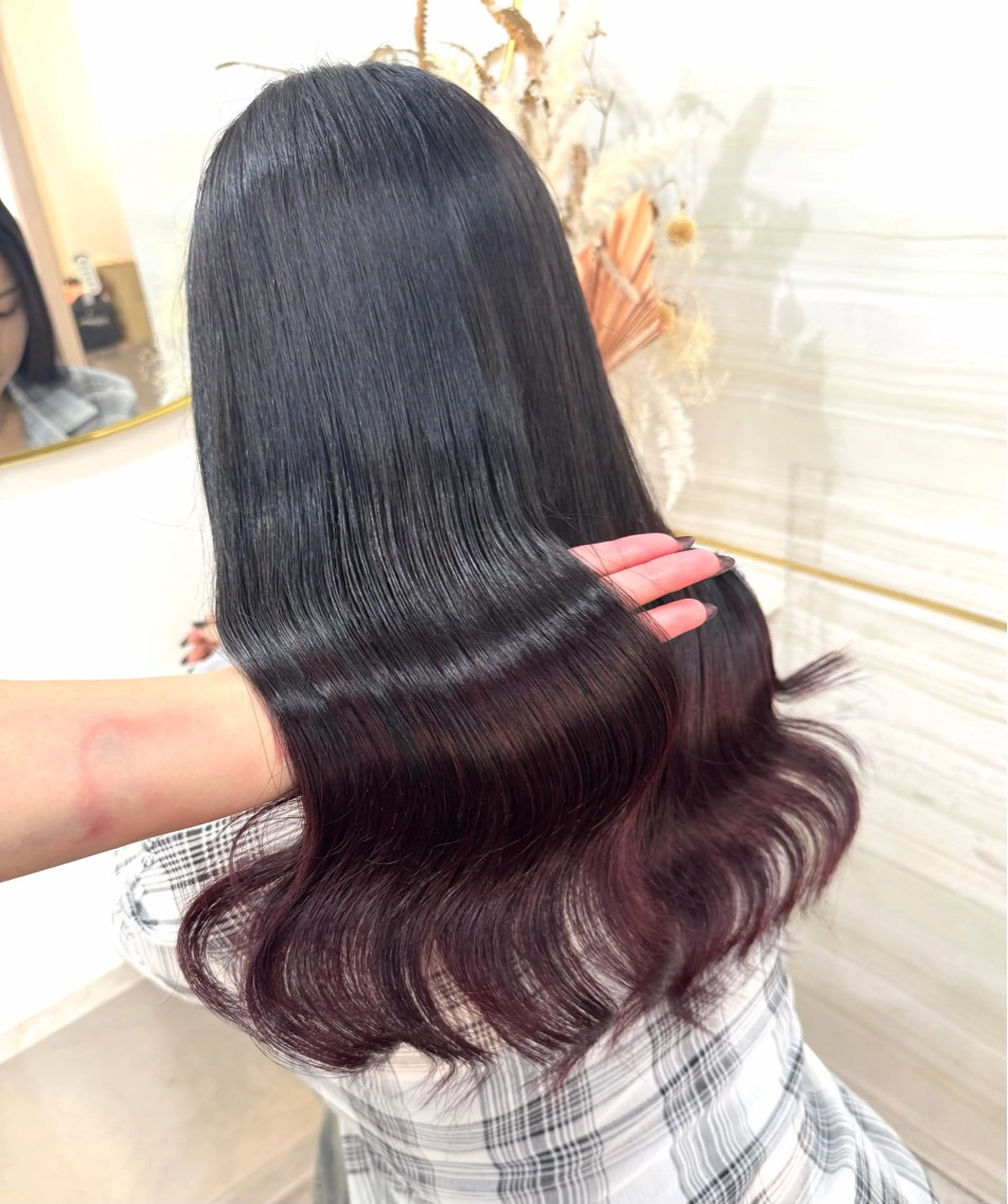 ロング カラー ヘアカラー 🩶鈴木茉奈🩶艶髪 /透明感/暖色カラーのヘアスタイル