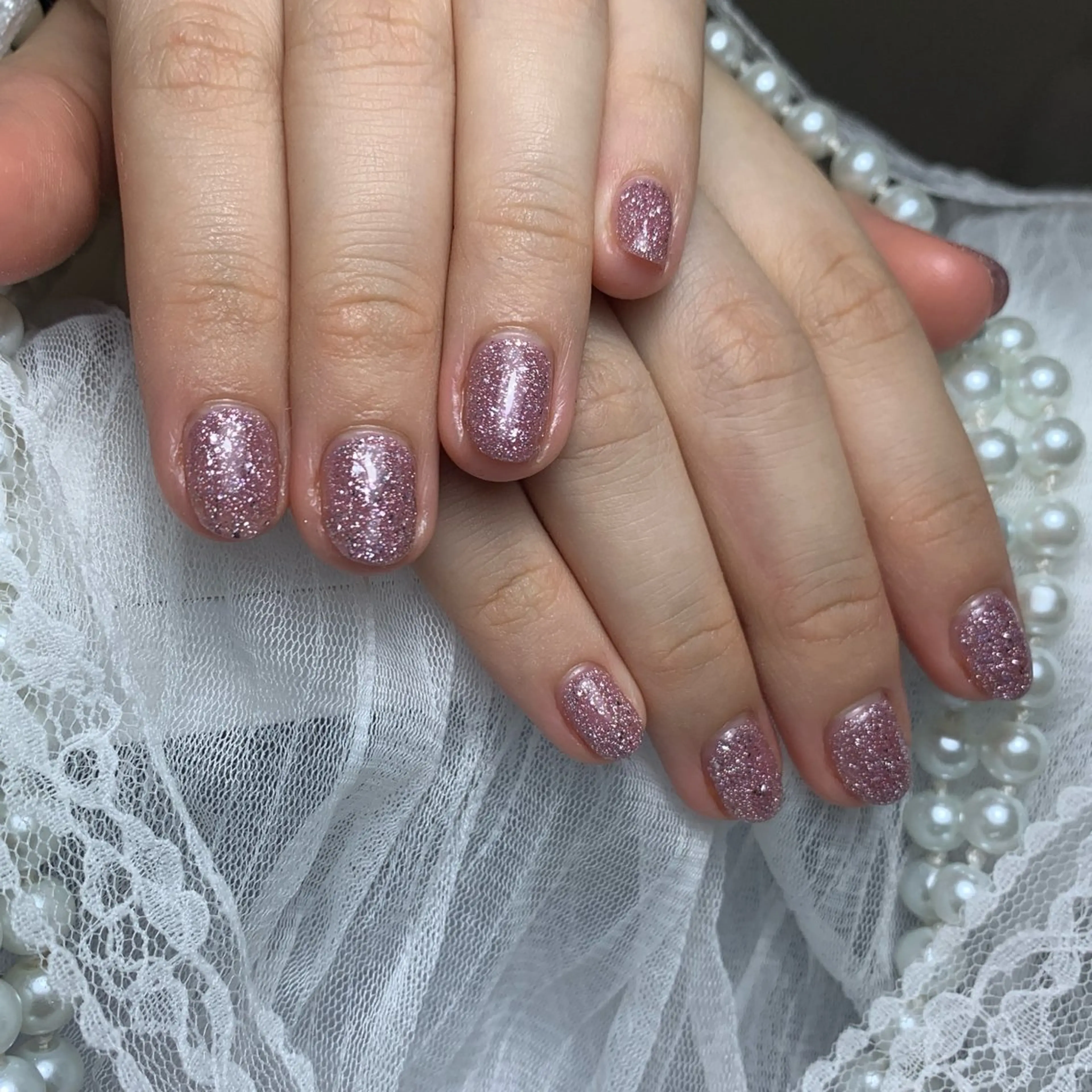 ネイル アートネイル フラッシュネイル フレンチネイル ガラスフレンチ グラデーション ハンドネイル M2 BEAUTY アユミのネイルデザイン