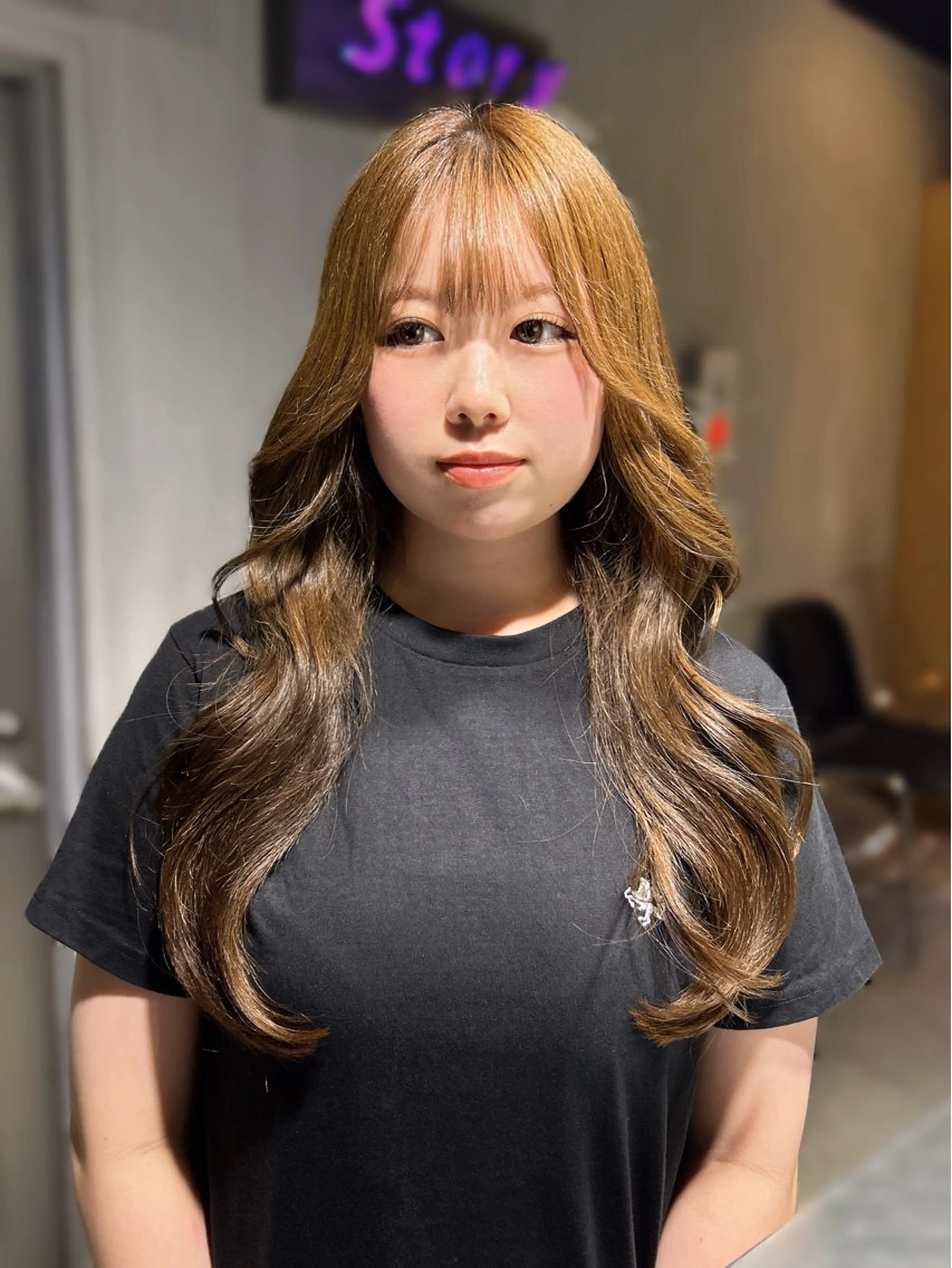 ロング ヘアカラー トリートメント ヘッドスパ レイヤーStyle 🩵菜々実のヘアスタイル