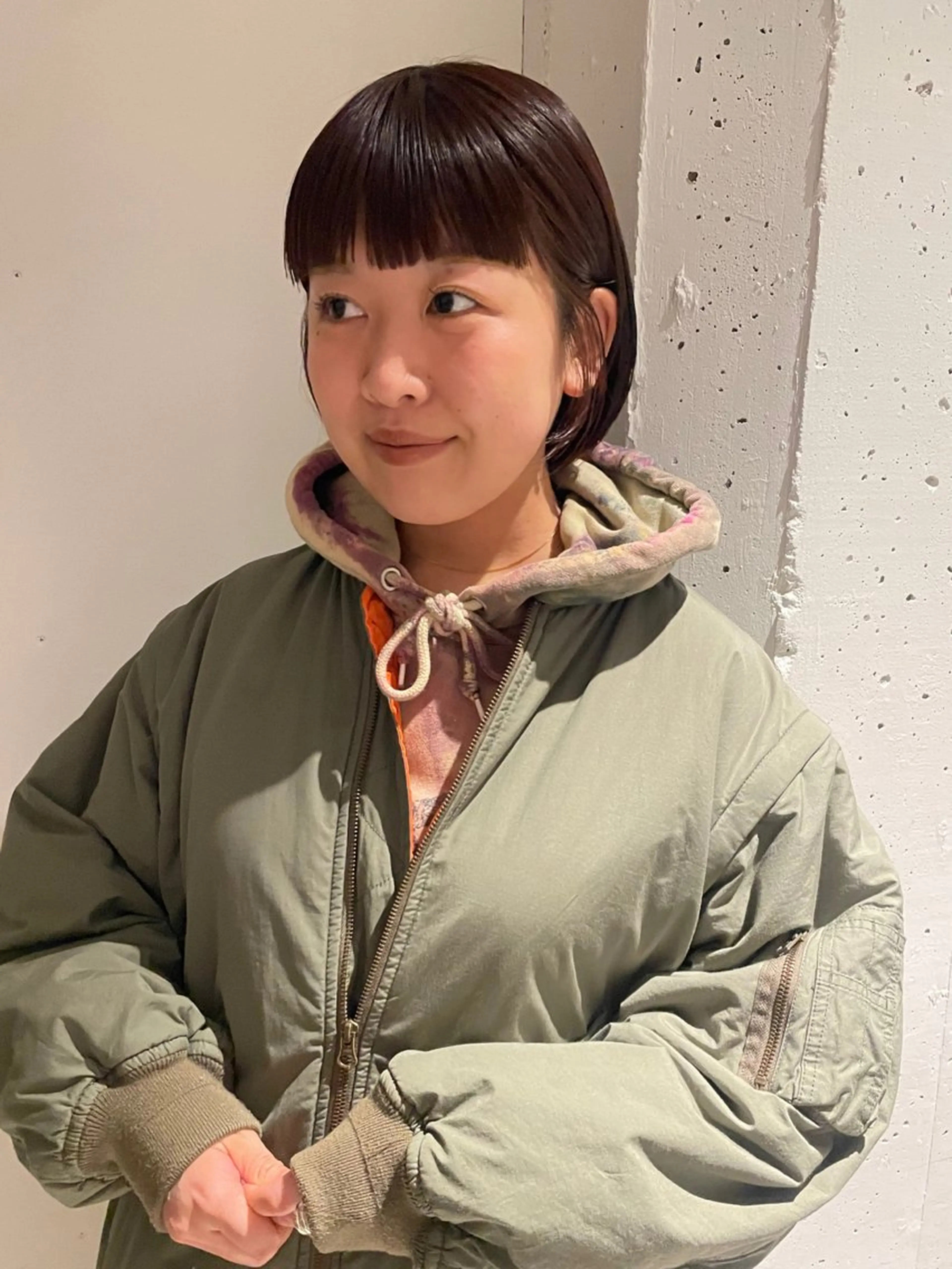 ショート カラー カット ヘアカラー トリートメント miyou/透明感カ ラー/髪質改善カラーのヘアスタイル