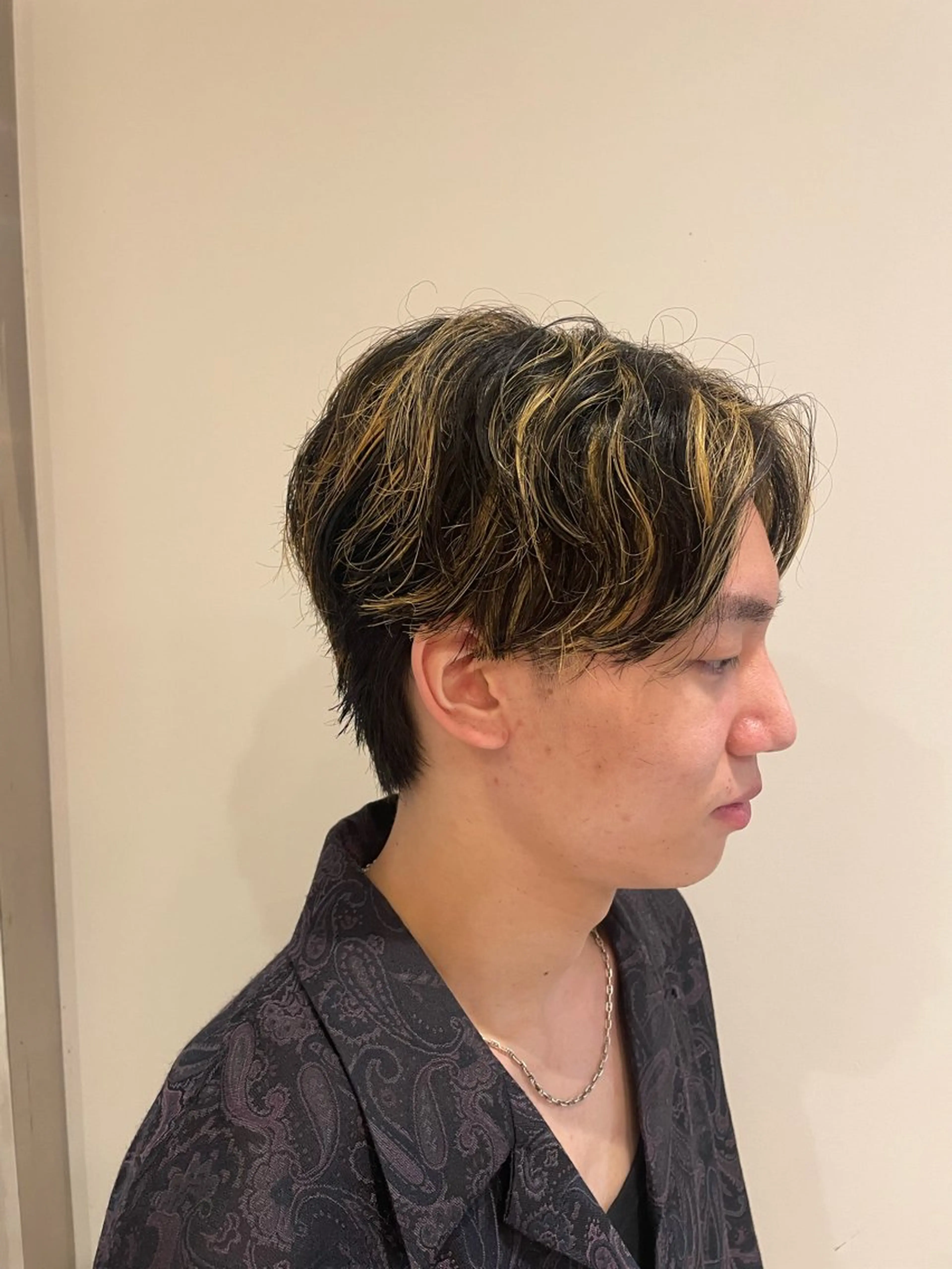 ショート カラー メッシュ ヘアカラー ハイトーン/ 髪質改善/ヒロタリカのヘアスタイル