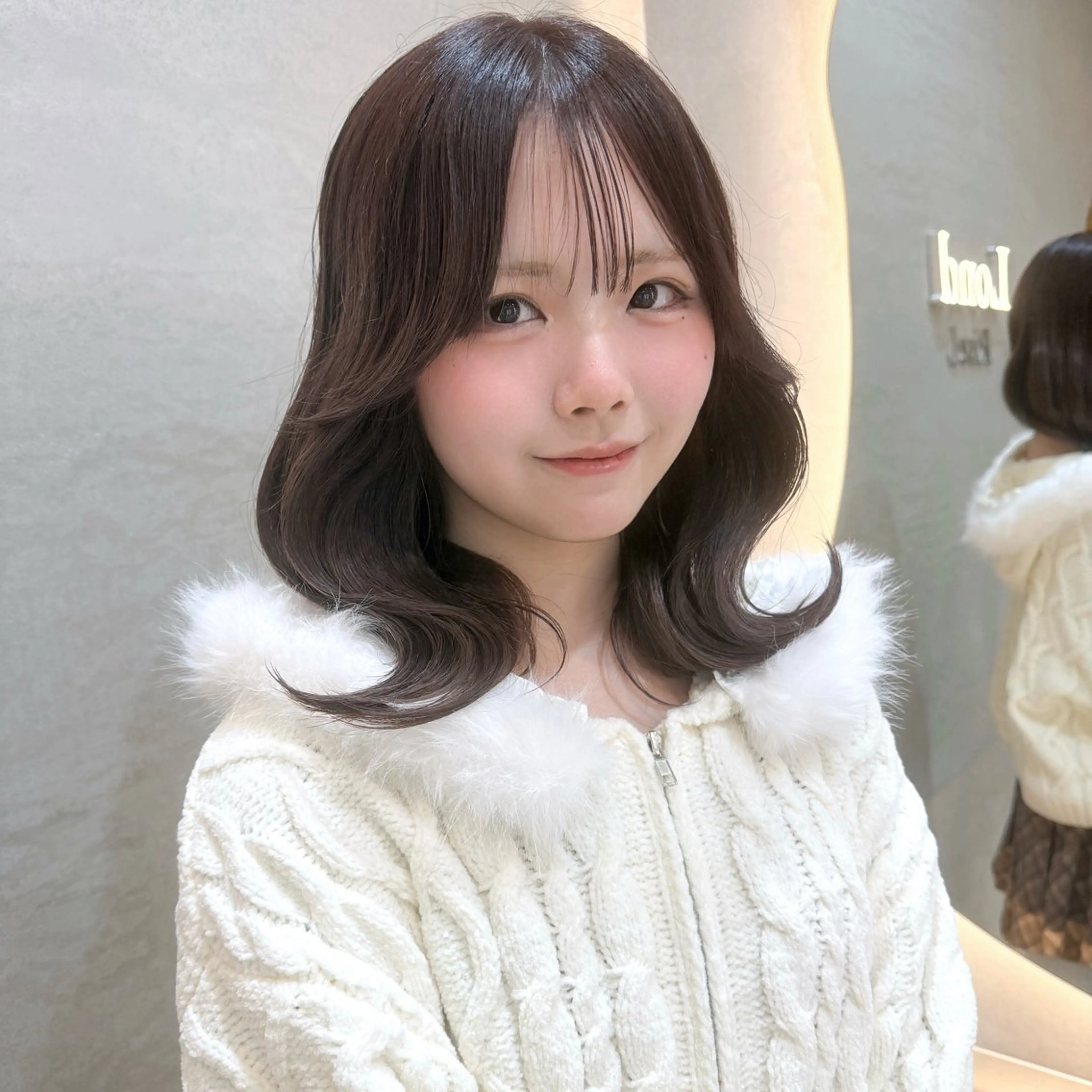 ミディアム カット ヘアカラー トリートメント レイヤー/ハッシュ/ ボブ/縮毛/内藤康太のヘアスタイル