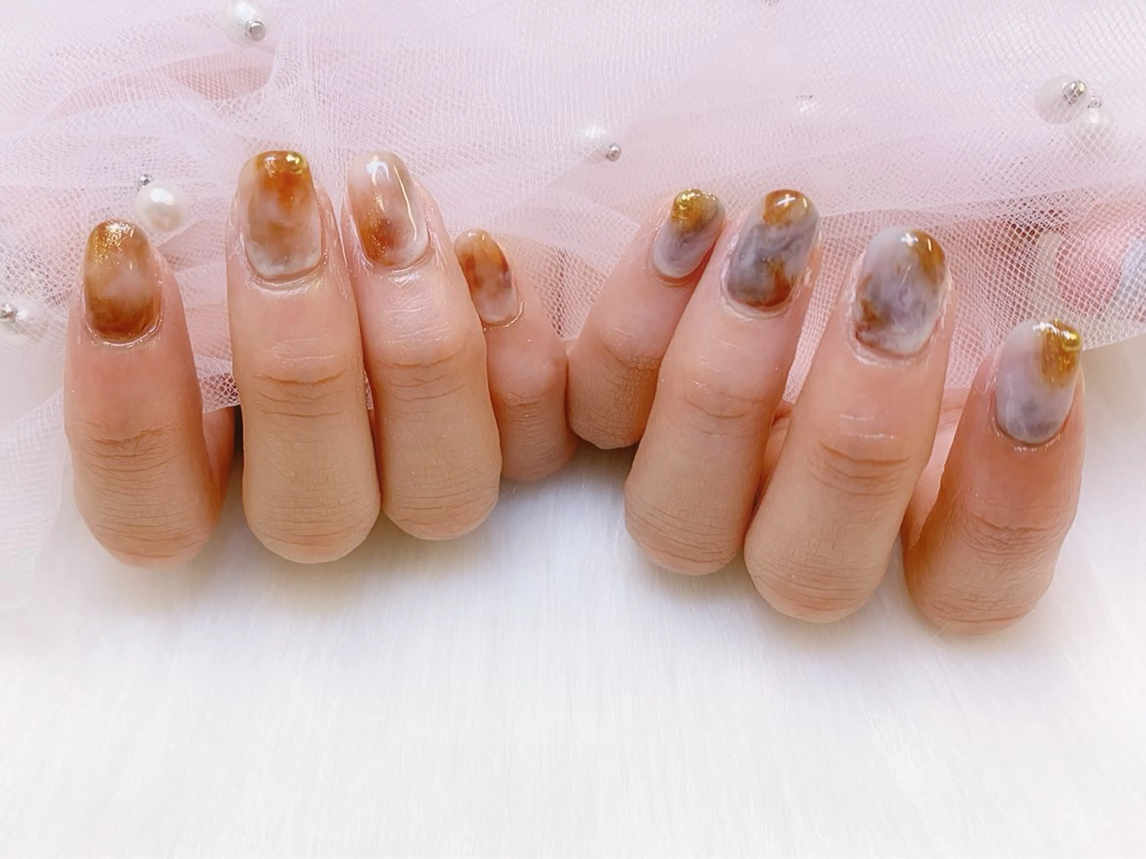 ネイル ハンドネイル Rグループ felizのネイルデザイン