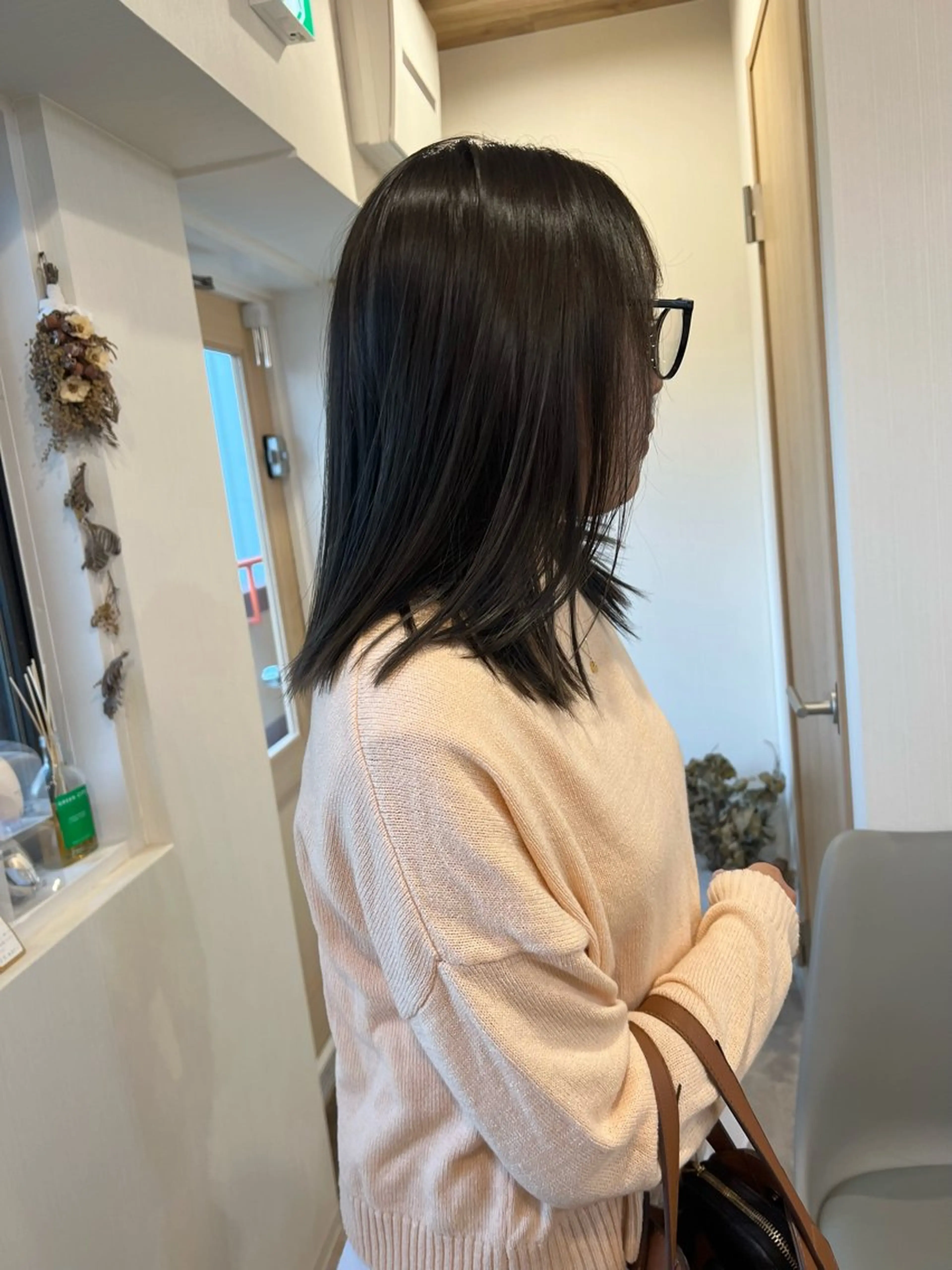 ミディアム カラー カット ヘアカラー トリートメント トレンドと似合わせ/ マンツーマン/西上楓のヘアスタイル