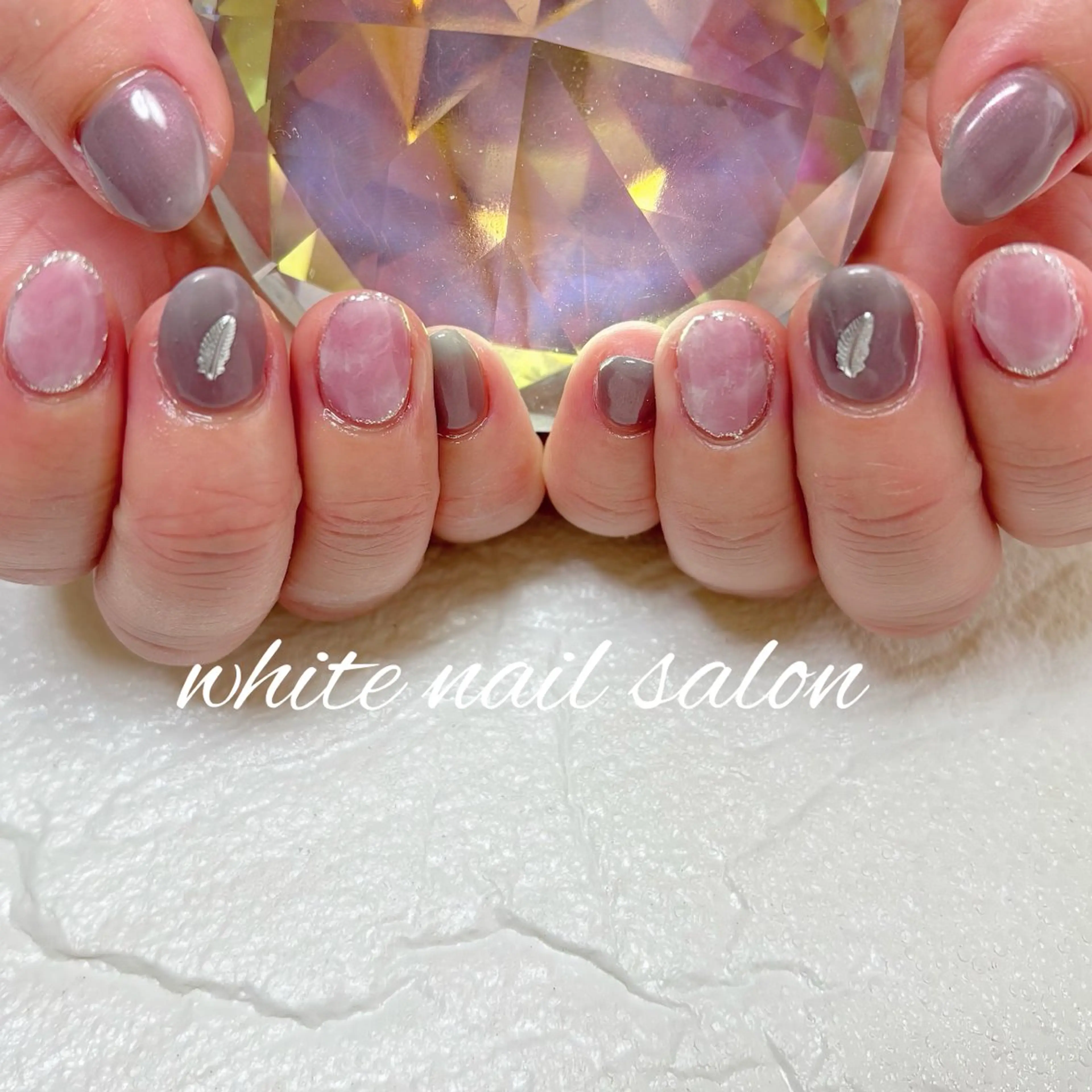 ネイル フットネイル ハンドネイル white nail salonのネイルデザイン