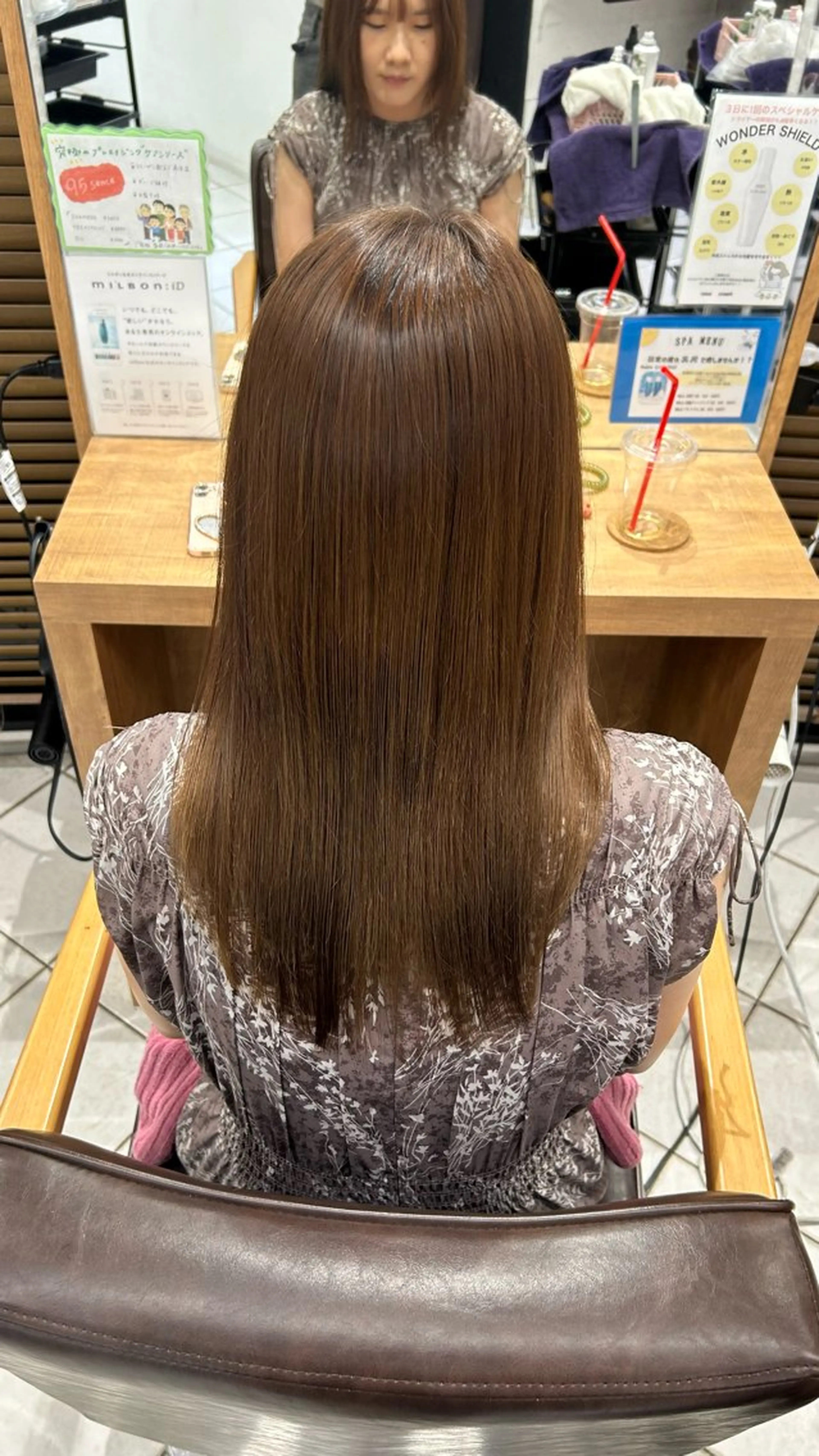 ロング 縮毛矯正 縮毛矯正 高橋 芹奈 /梅田 /茶屋町/髪質改善のヘアスタイル