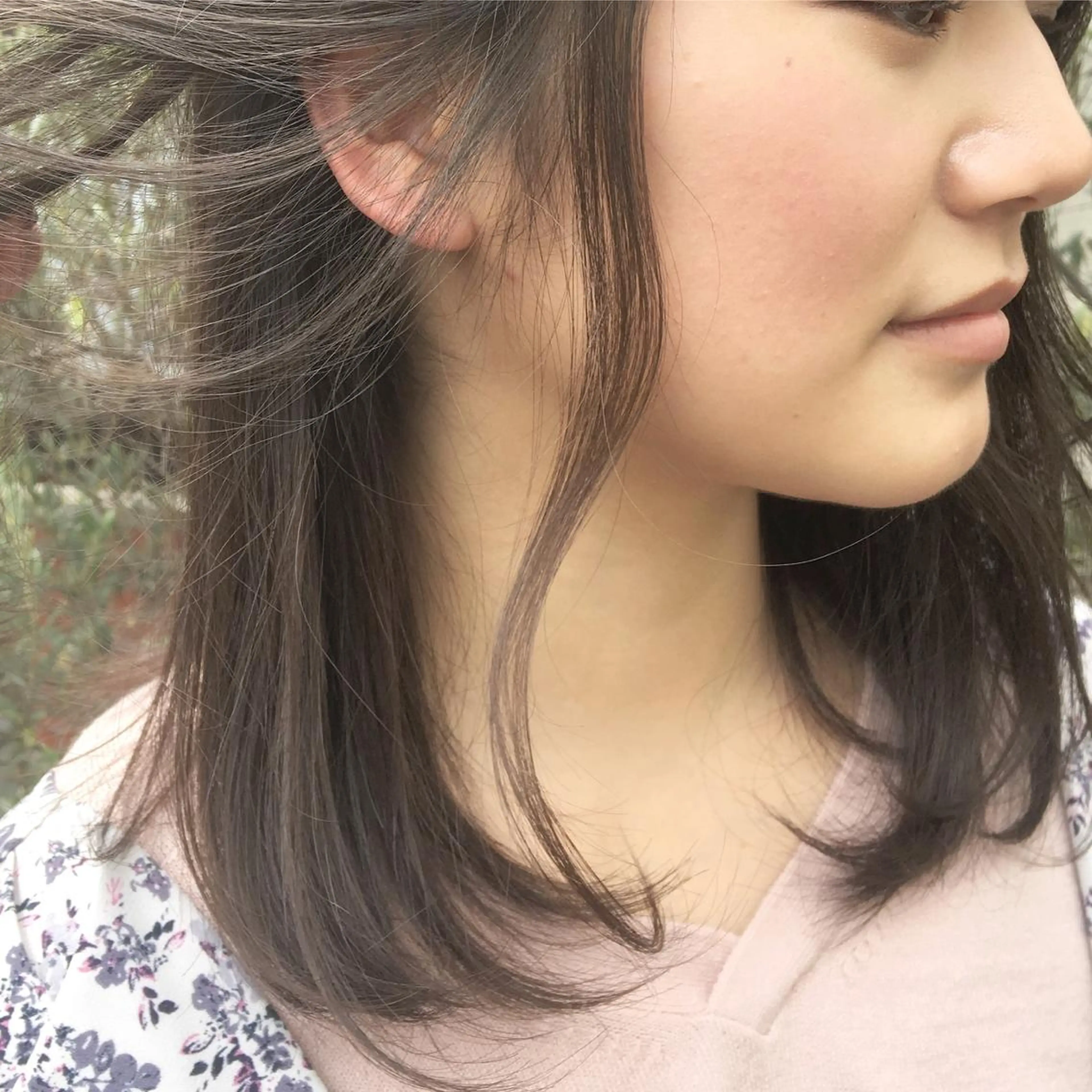 ミディアム カラー カット ヘアカラー マンツーマン半個室 tamuraのヘアスタイル