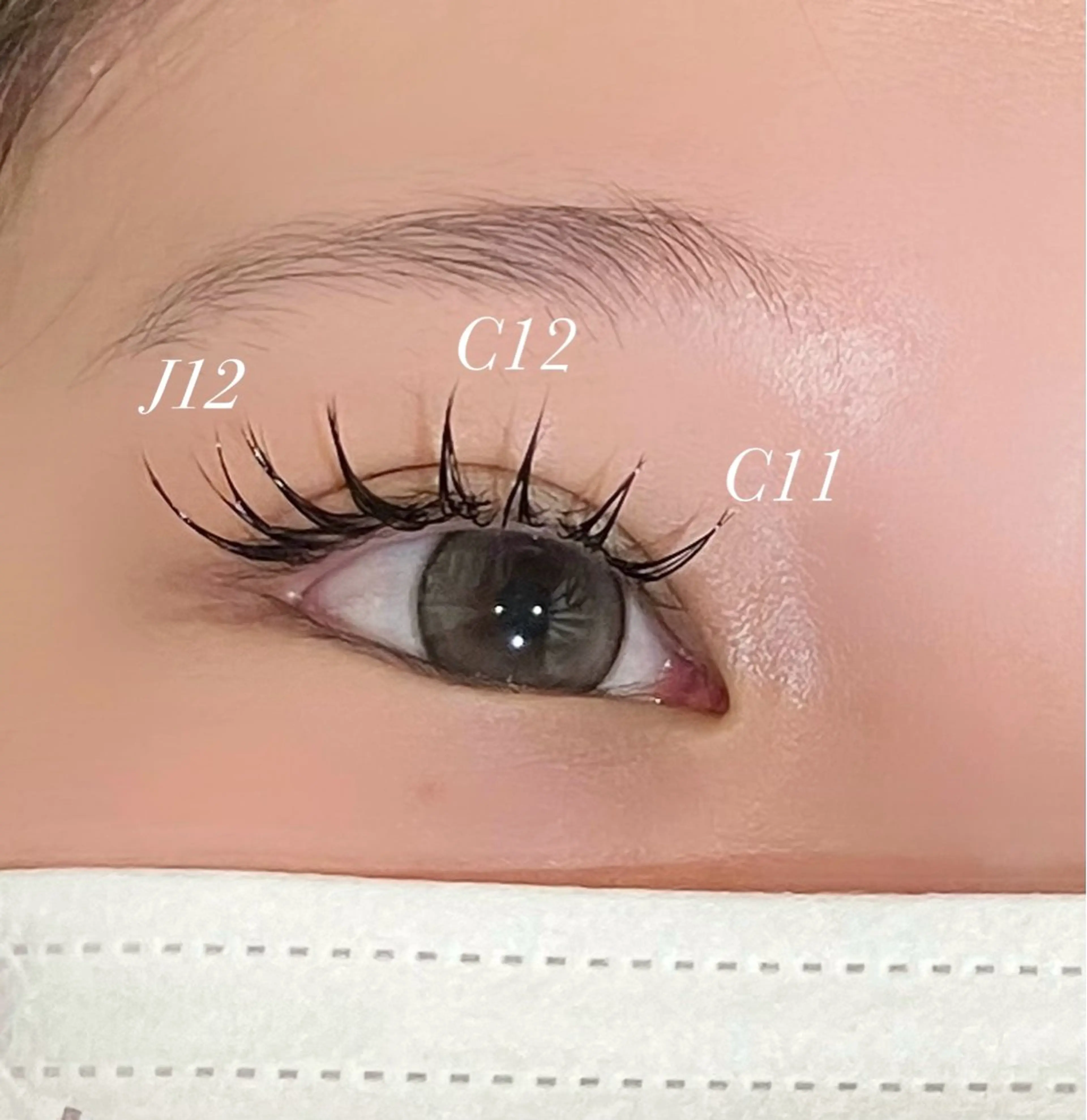 【ご新規様🎀コーティングでしっかり束感💞】マツエク100本👀の写真