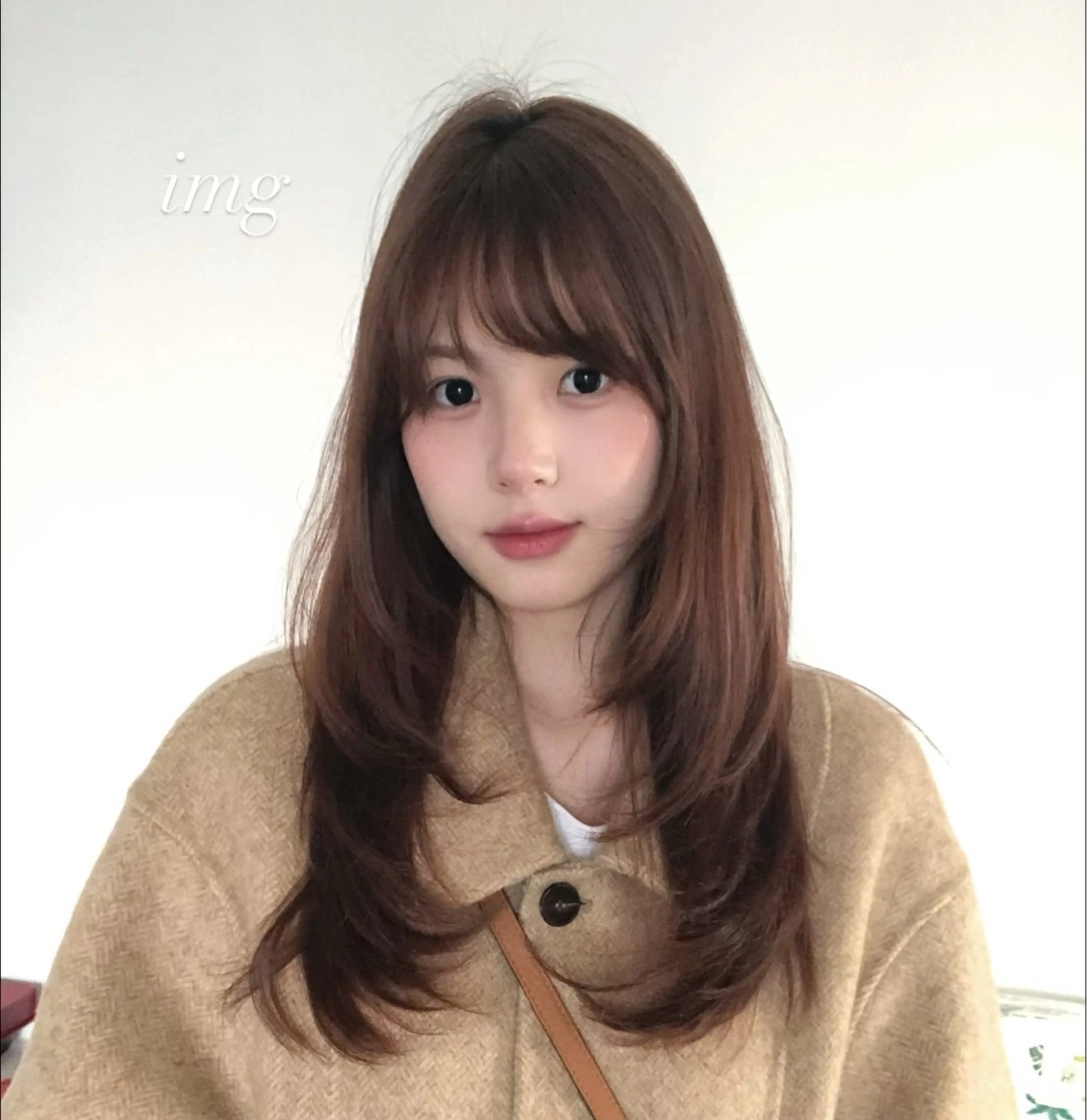 セミロング 最高峰髪質改善💎 レイヤーカットのヘアスタイル