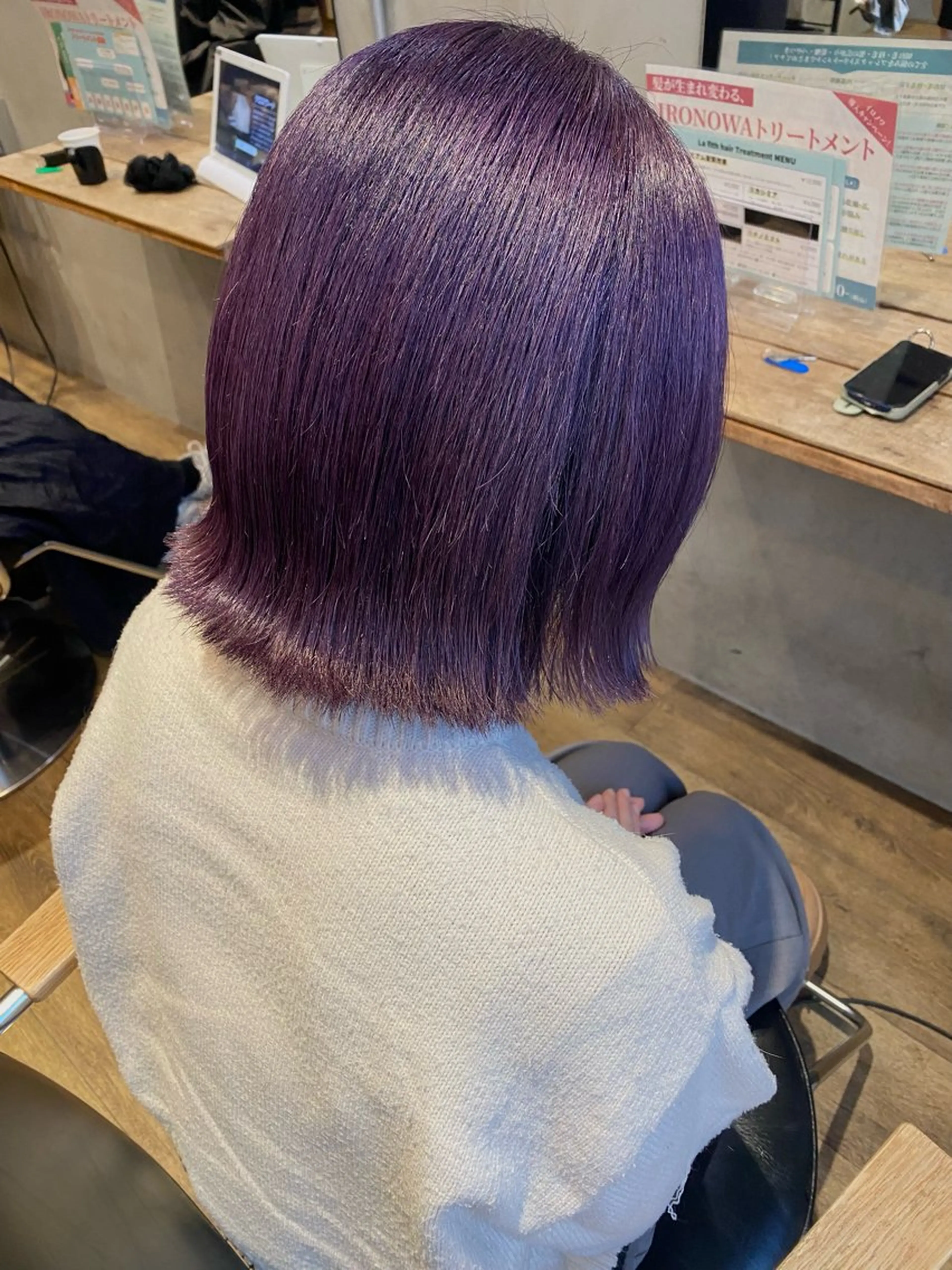 ショート ヘアカラー 井上 麻帆のヘアスタイル