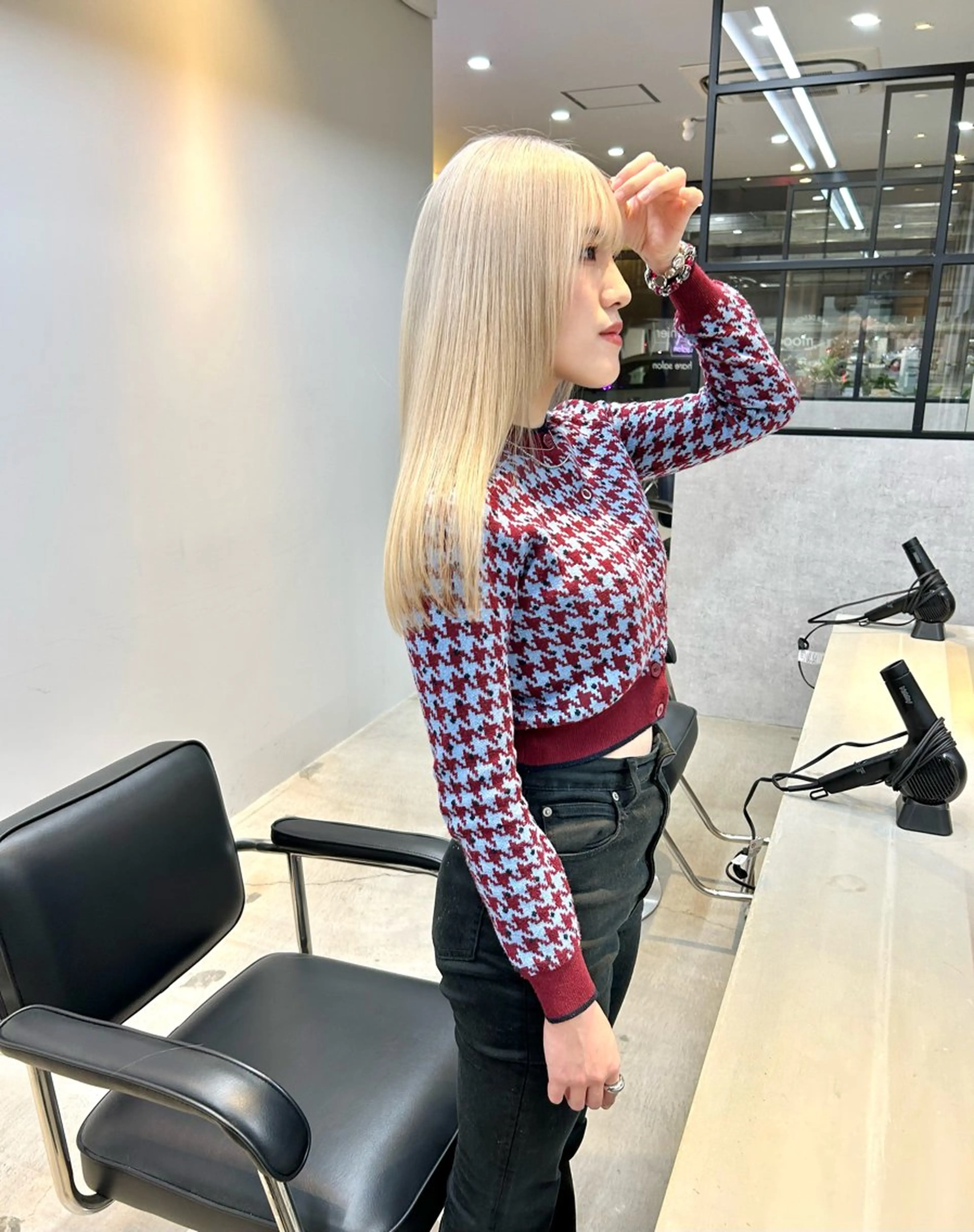 ミディアム カラー 一ノ瀬 暁のヘアスタイル