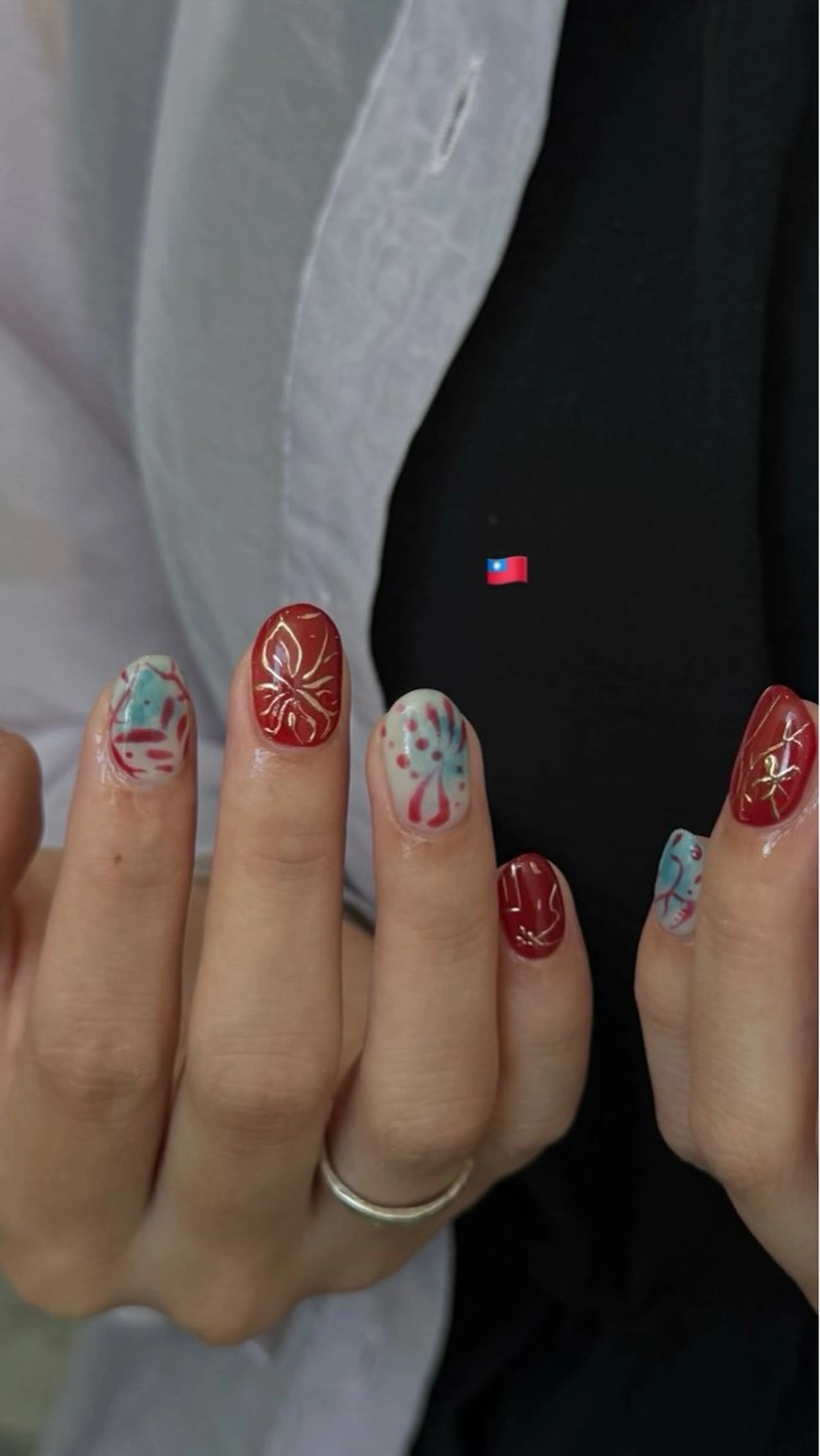 ネイル フレンチネイル 韓国ネイル マグネットネイル メンズネイル ニュアンスネイル ハンドネイル GRANDE大須 Cecil💜のネイルデザイン