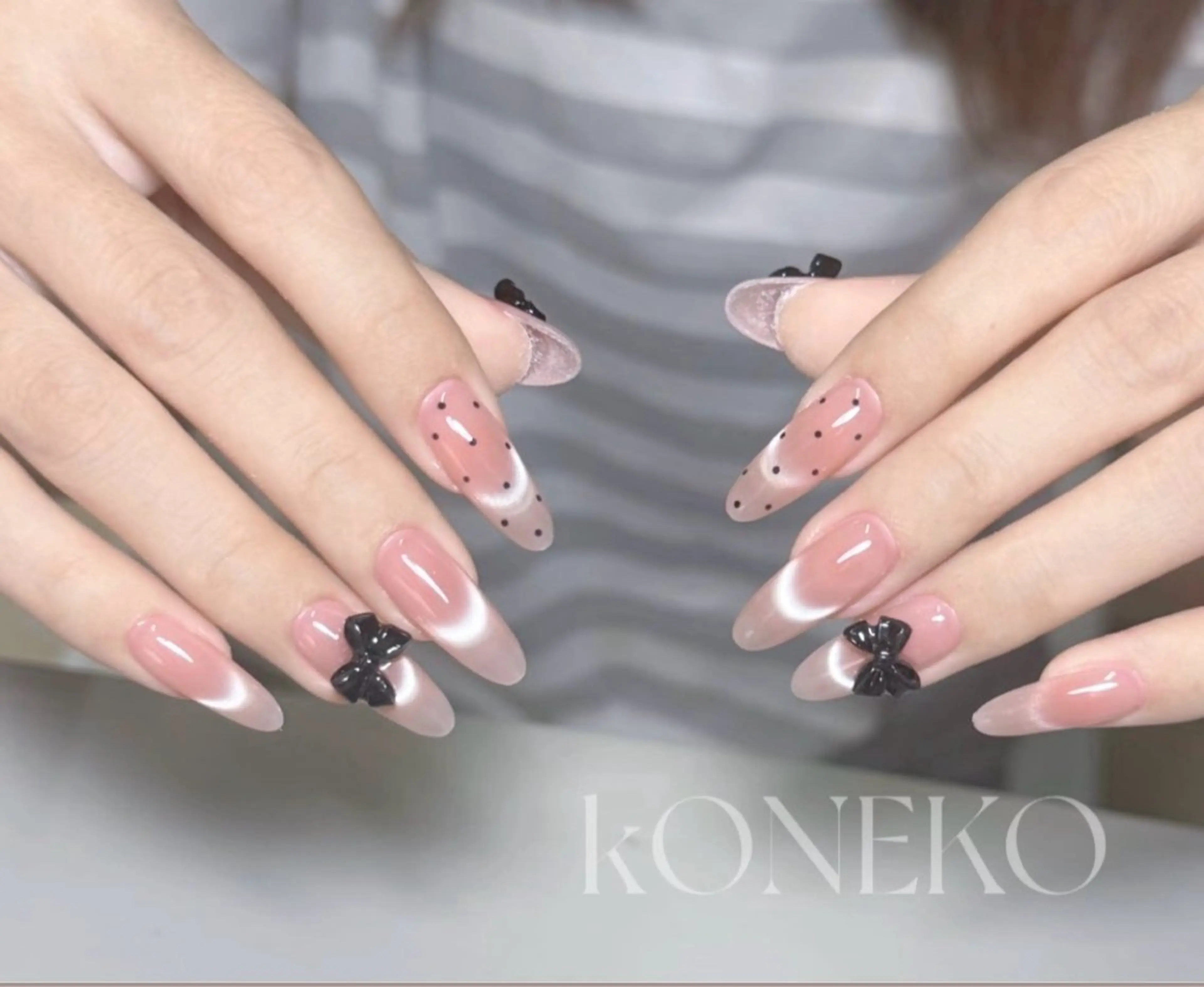 ネイル ハンドネイル コネコネイルサロン モデル用のネイルデザイン