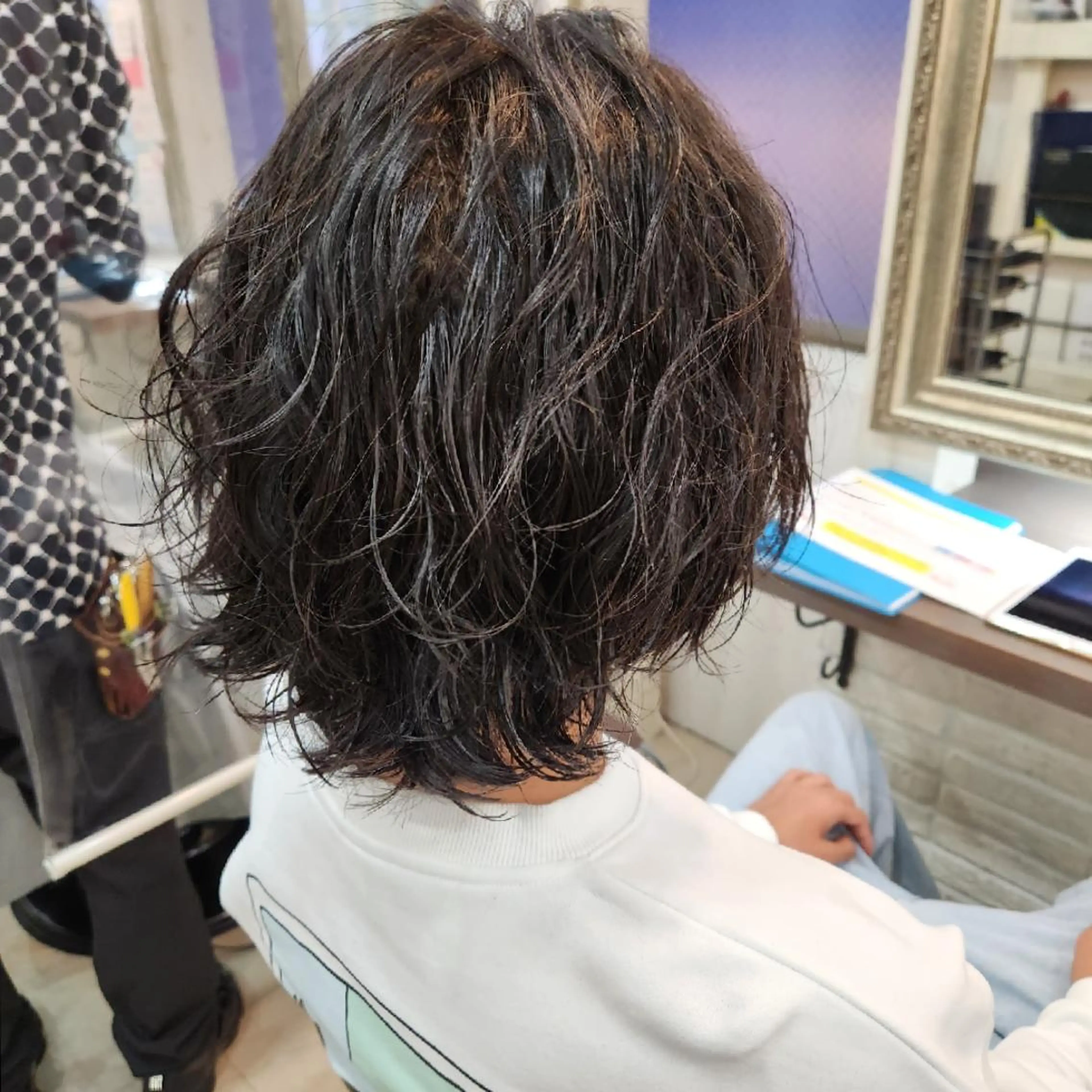ショート カット ヘアカラー トリートメント 韓国ヘア🇰🇷 レイヤー/芝春樹のヘアスタイル