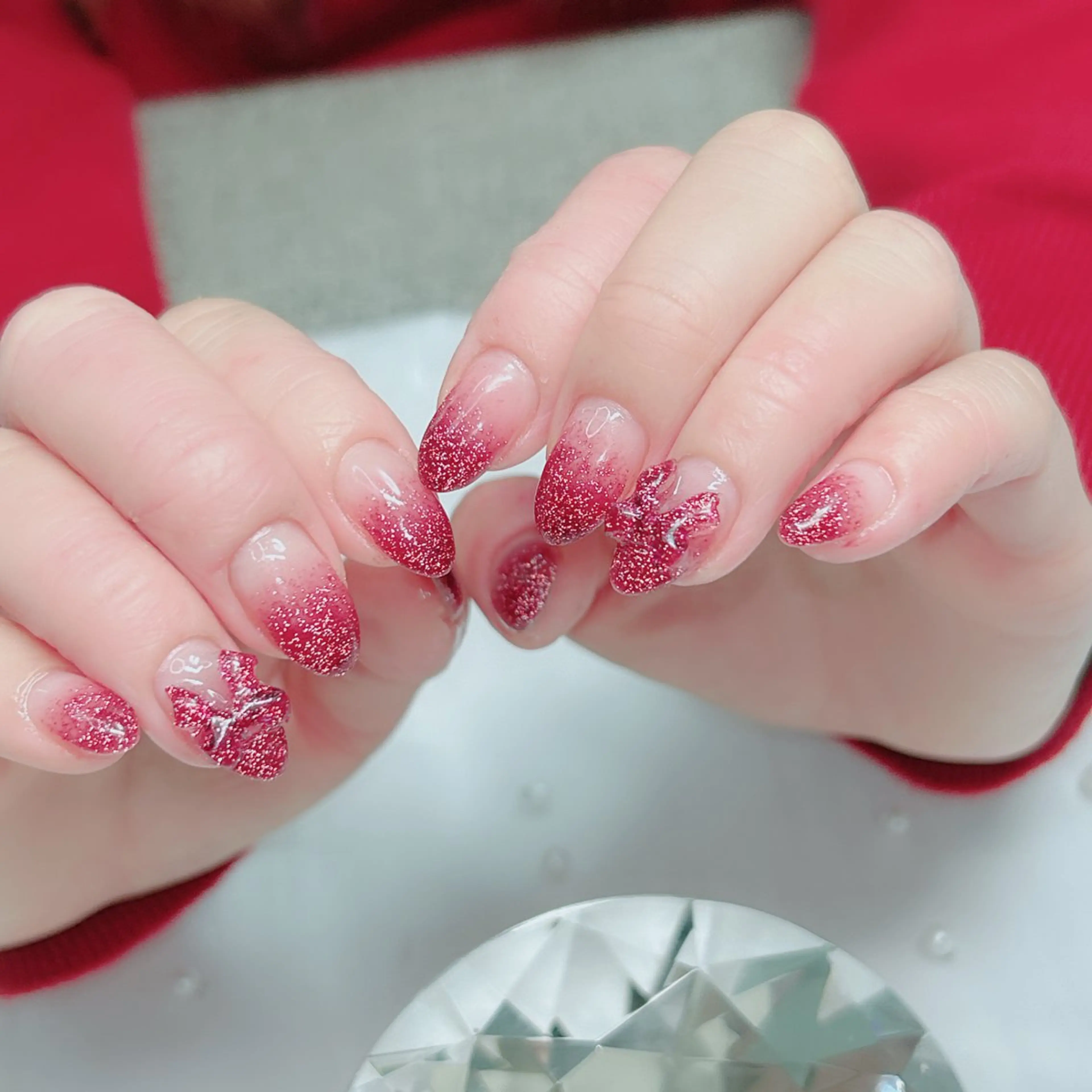 ネイル アニマル柄 アートネイル フレンチネイル ジェルネイル ガーリー ハンドネイル Cute Tips nailのネイルデザイン