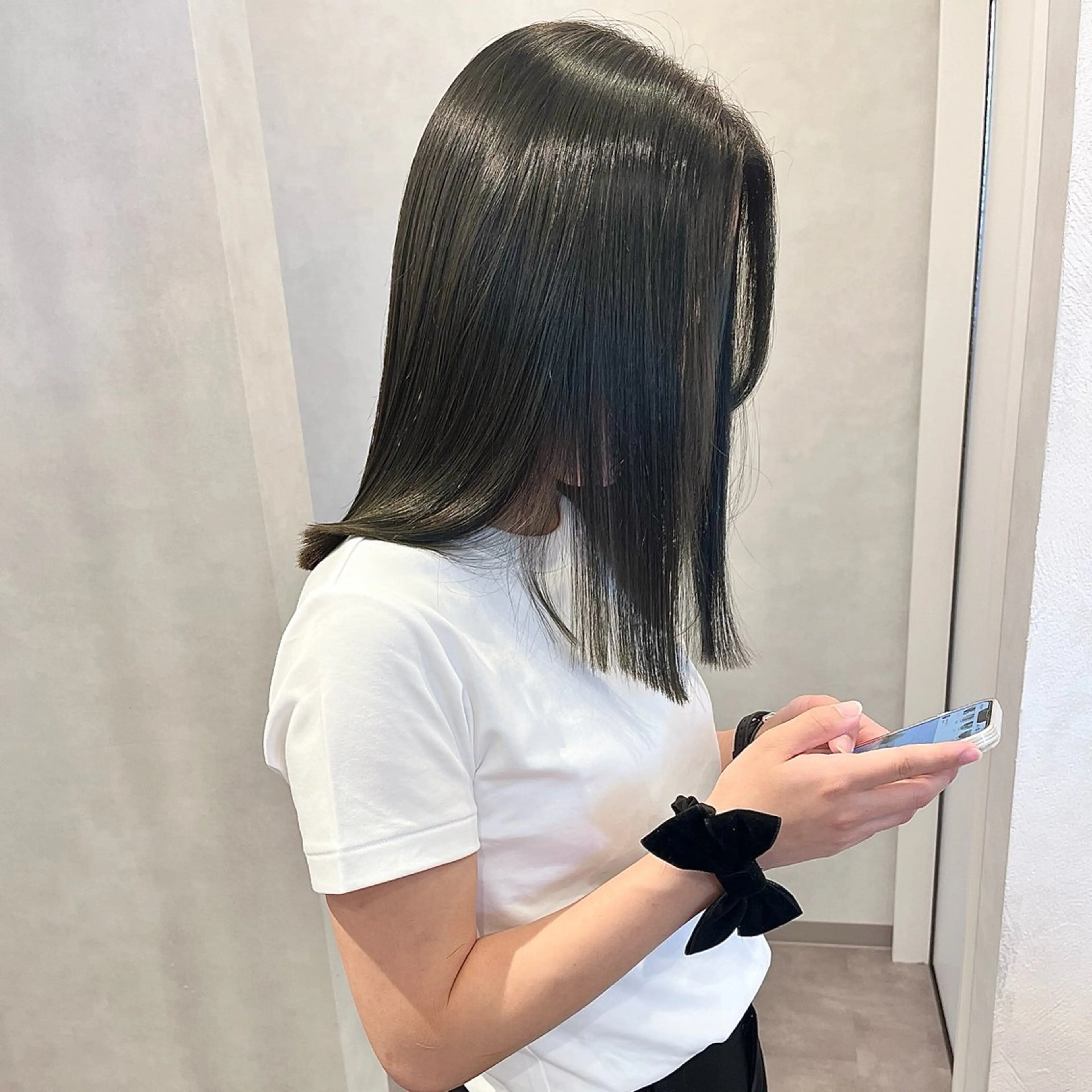 ミディアム カラー ブリーチ 透明感カラー ブリーチなしカラー ヘアカラー 縮毛矯正 Lita./ 大賀ひかり🧁🫧のヘアスタイル