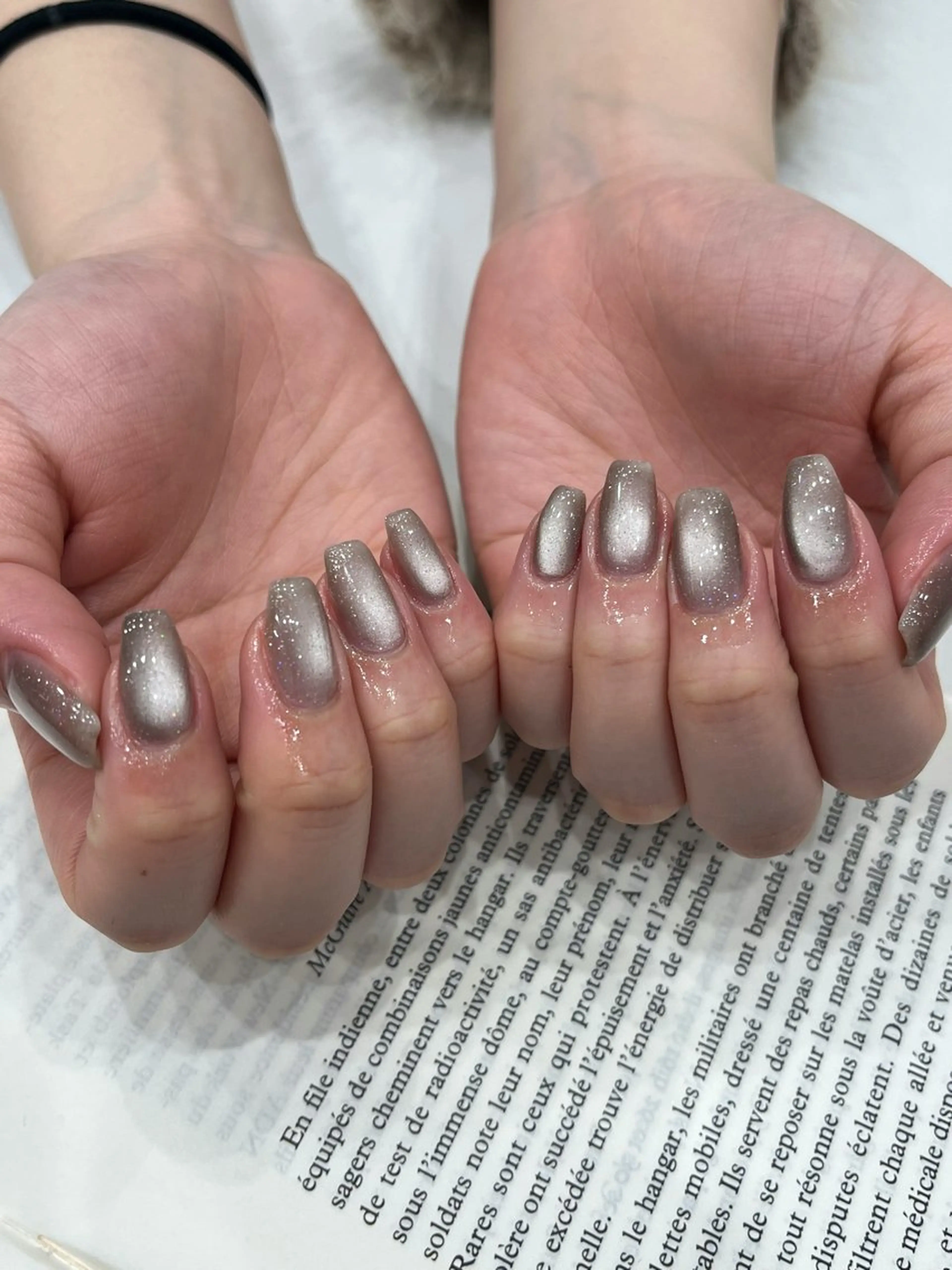 ネイル マグネットネイル ワンカラーネイル Kaede : 韓国ネイル🎀のネイルデザイン