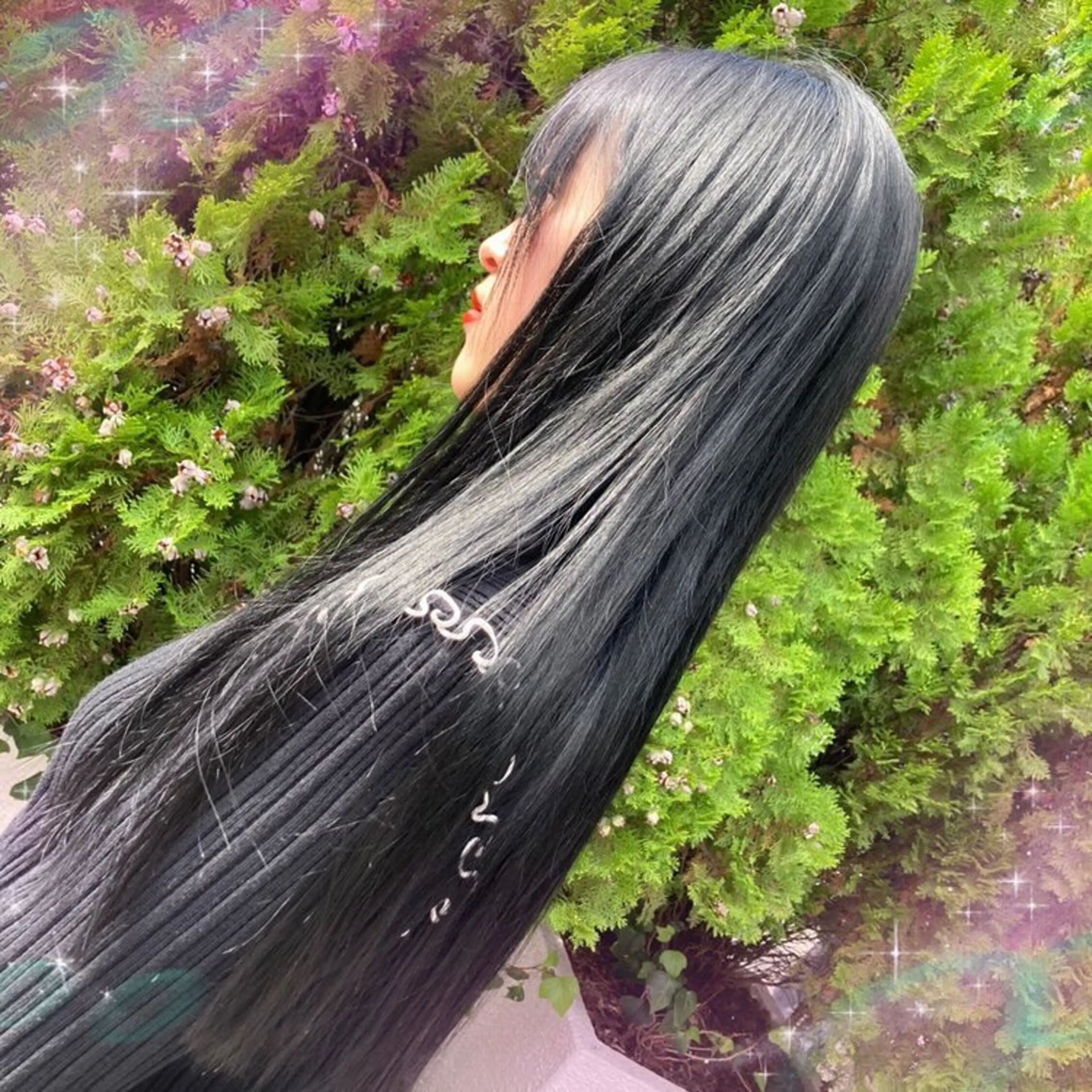 ロング カラー ビューティサロン ミルクのヘアスタイル
