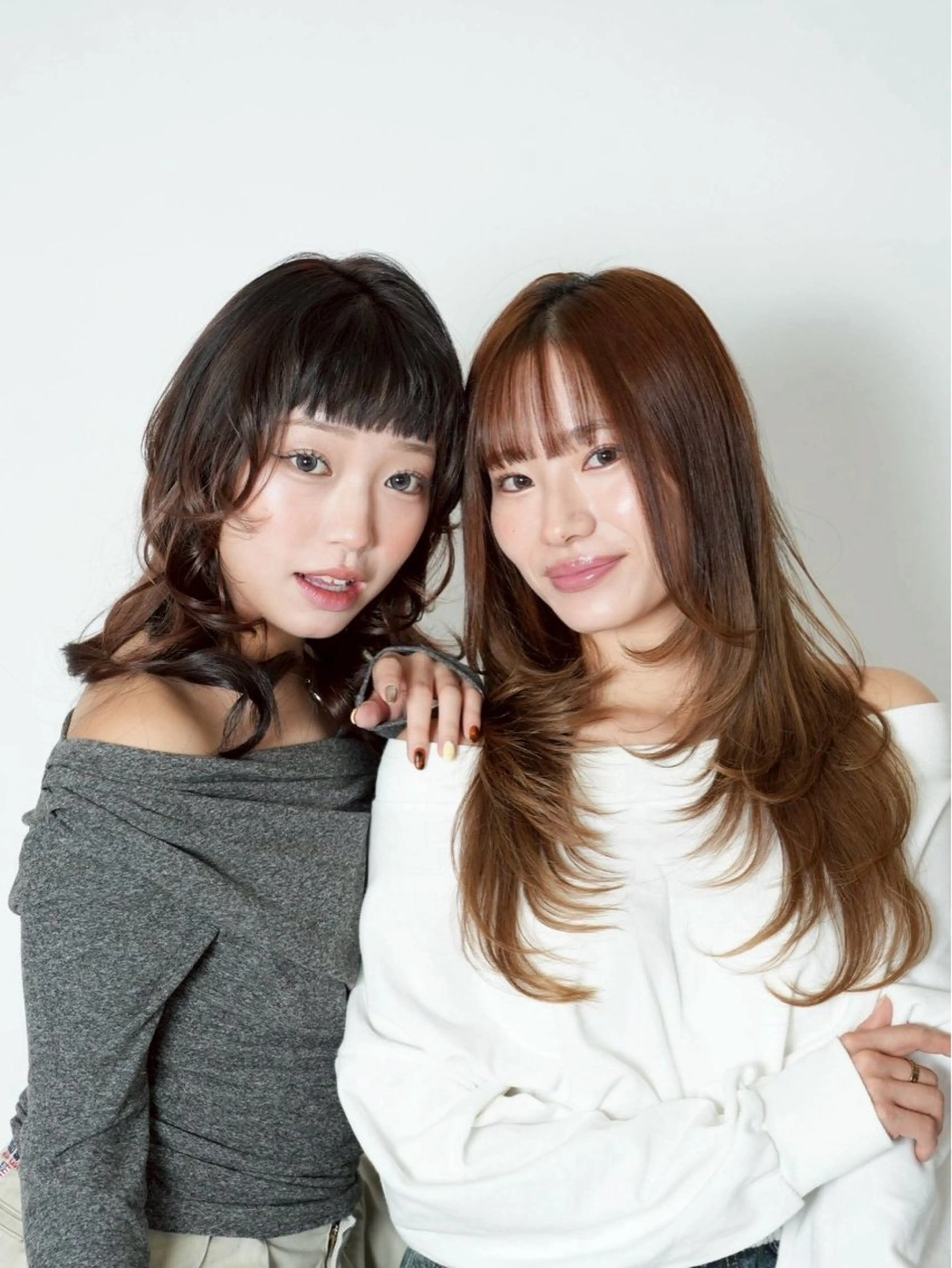 ロング 𝗠𝗜𝗞𝗨︎ ︎✦︎.ワンカラーのヘアスタイル