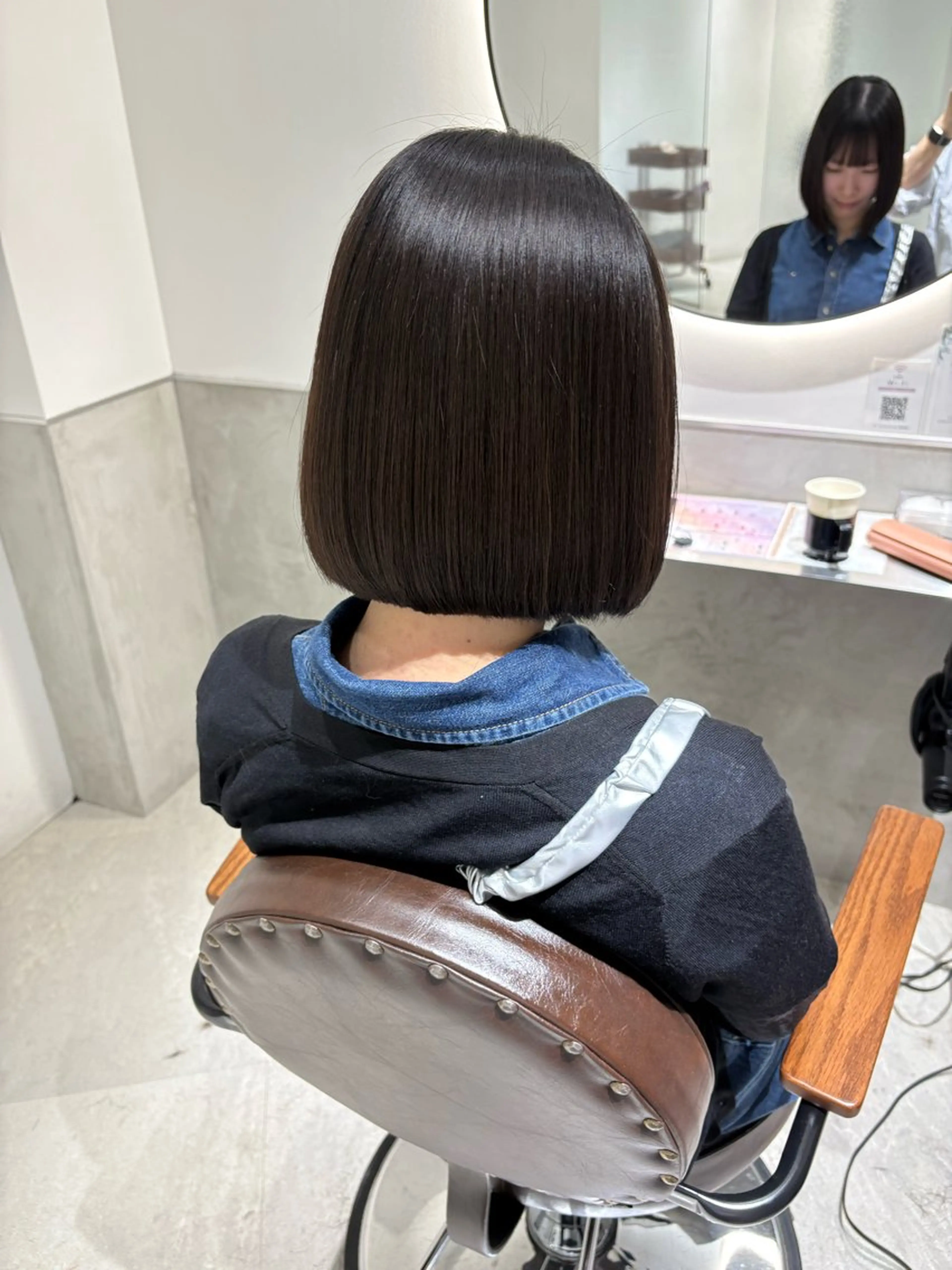 ショート 髪質改善 似合わせカット 縮毛矯正 トリートメント カット 縮毛矯正 トリートメント 銀座No.1髪質改善 縮毛矯正/本木のヘアスタイル