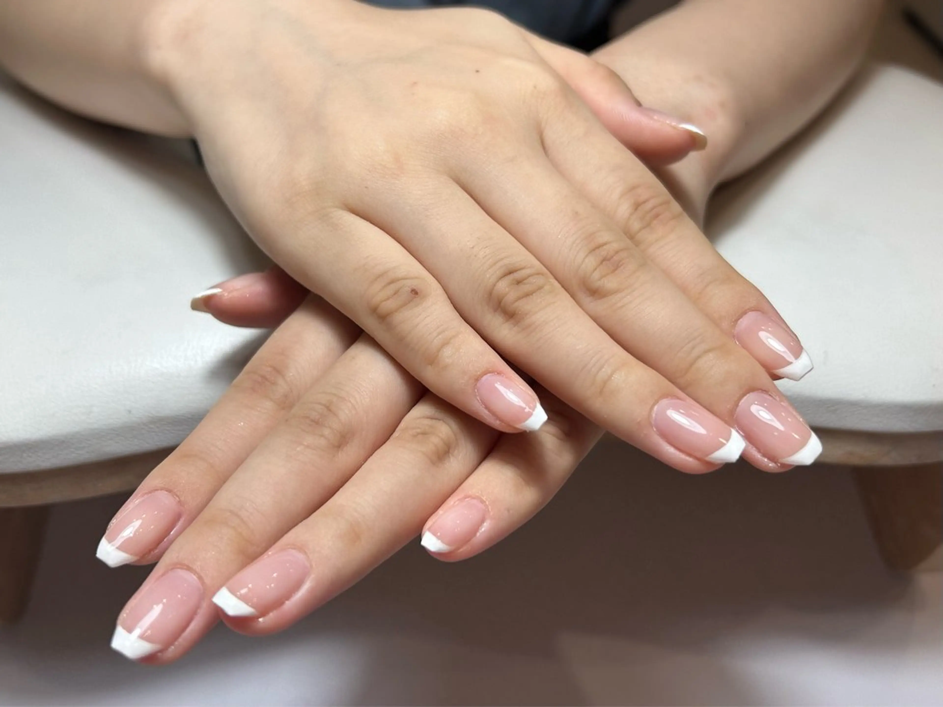 ネイル フレンチネイル オフィスネイル シンプルネイル ワンホンネイル Anela 池袋 💅yuriのネイルデザイン
