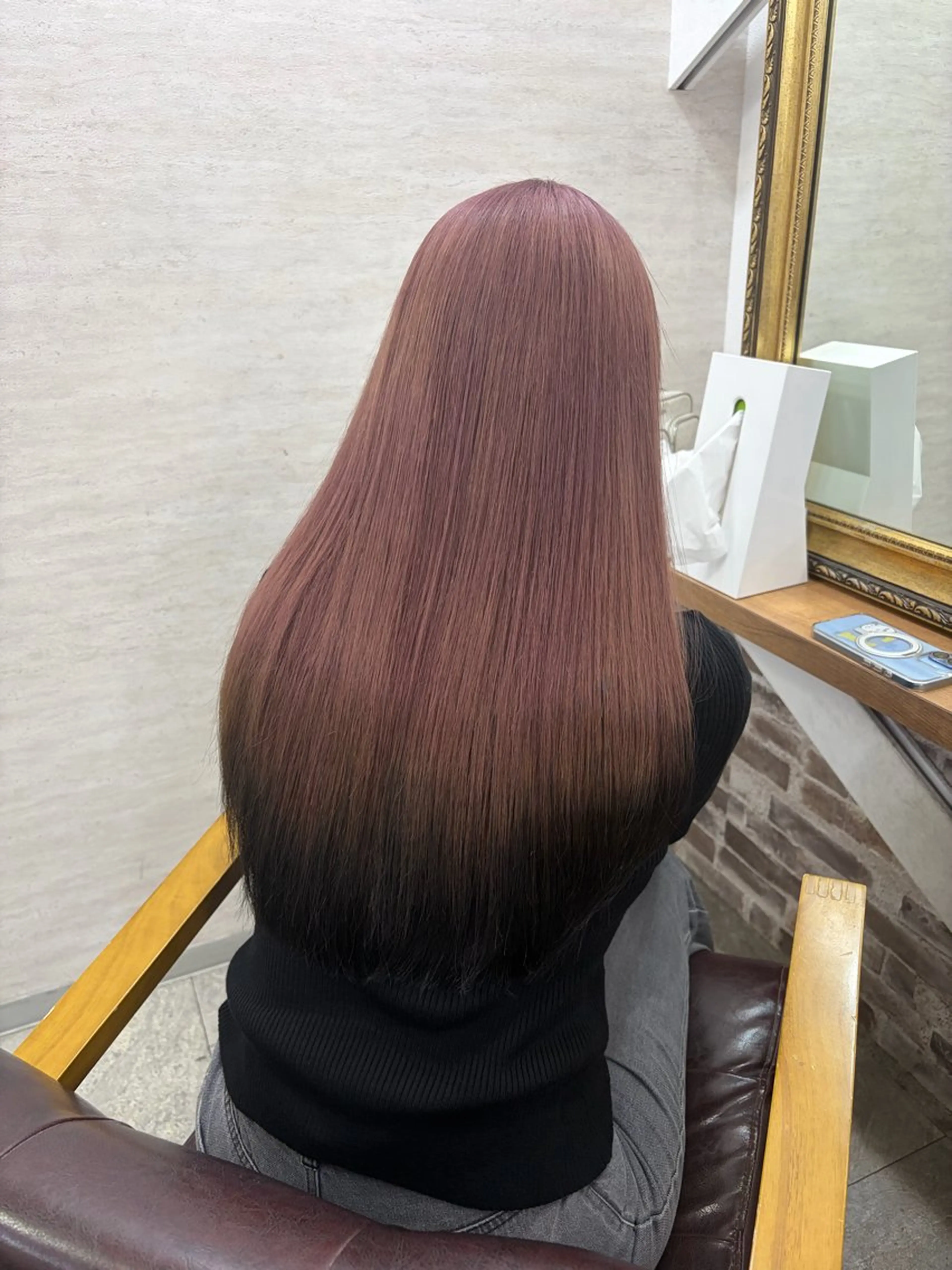 ロング カラー カット ヘアカラー 透明感カラー/縮毛/ ハイトーン/栄/谷崎のヘアスタイル