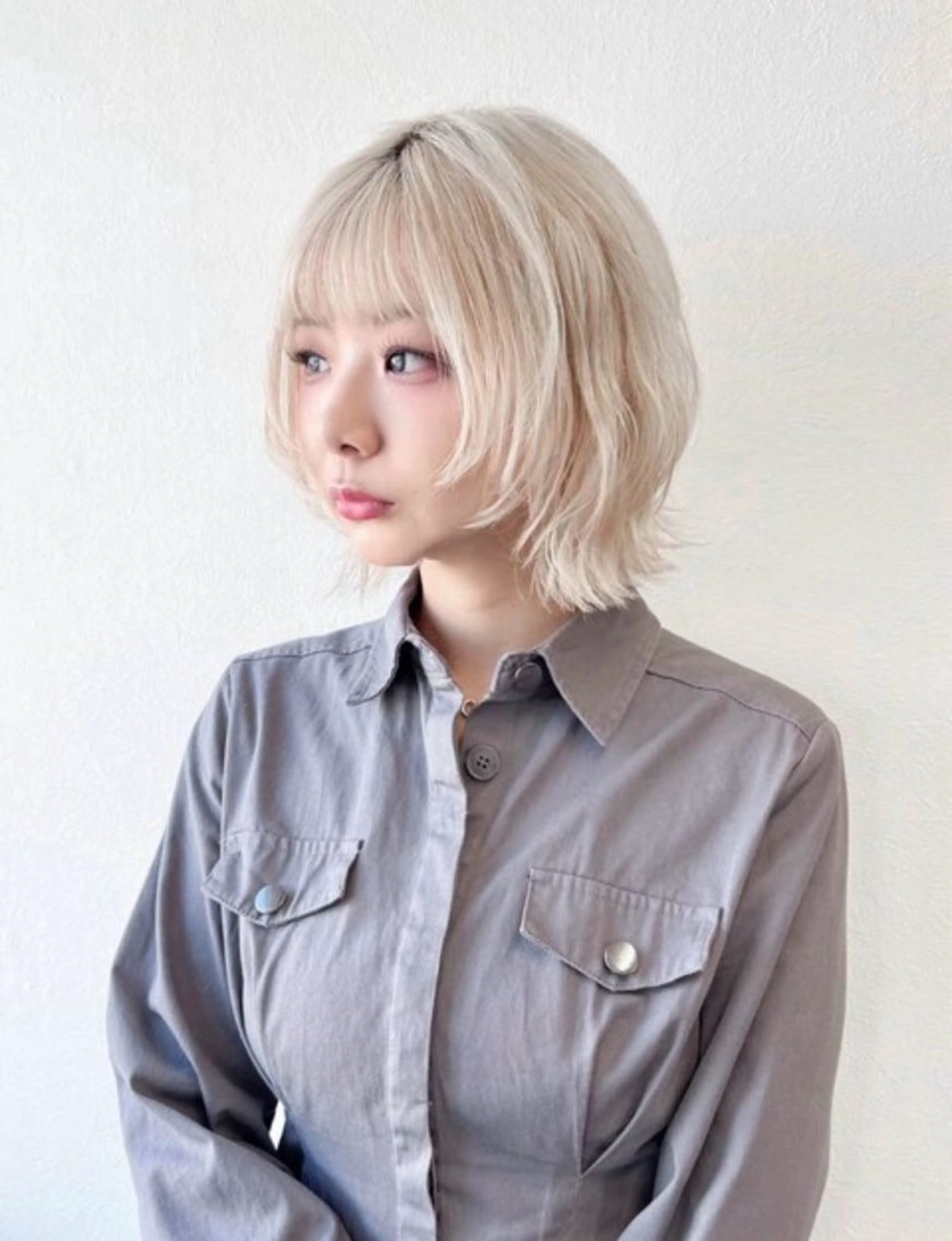 ショート ヘアカラー 得能 海翔のヘアスタイル