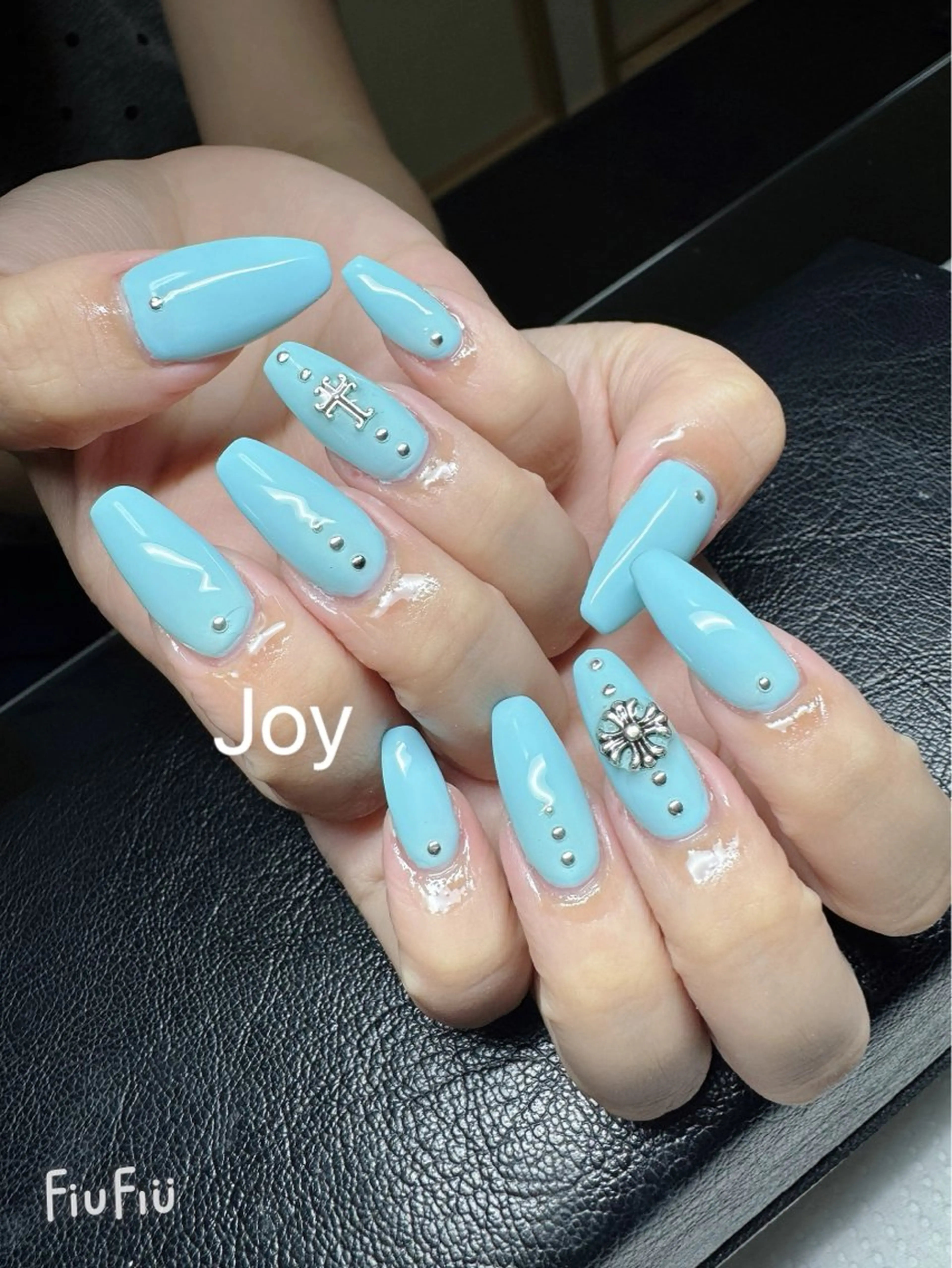 ネイル 長さ出し 持ち込み Nail Salon JOYのネイルデザイン