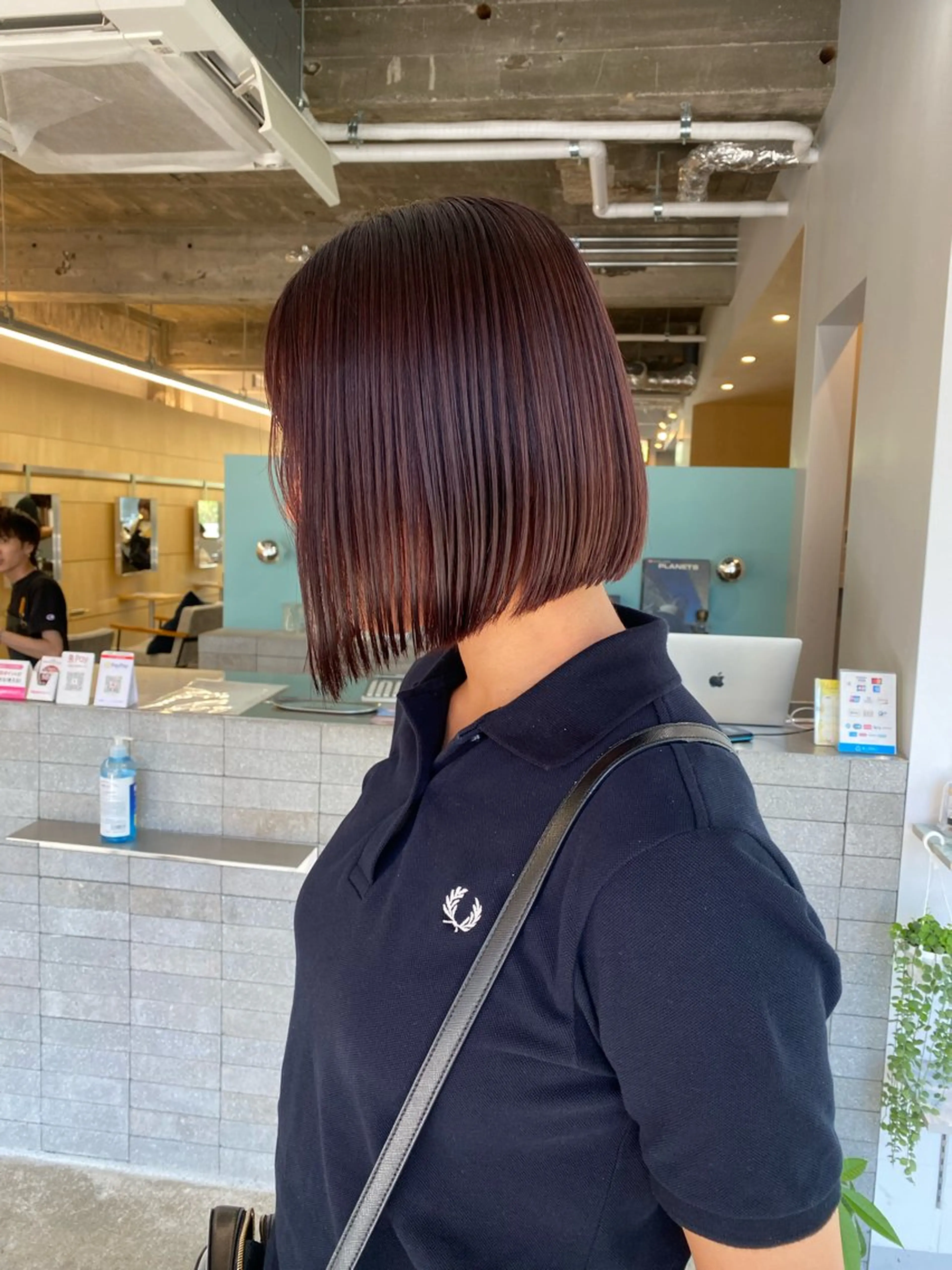 ショート 髪質改善 小顔カット トリートメント カット ヘアカラー トリートメント やまぐち もえかのヘアスタイル