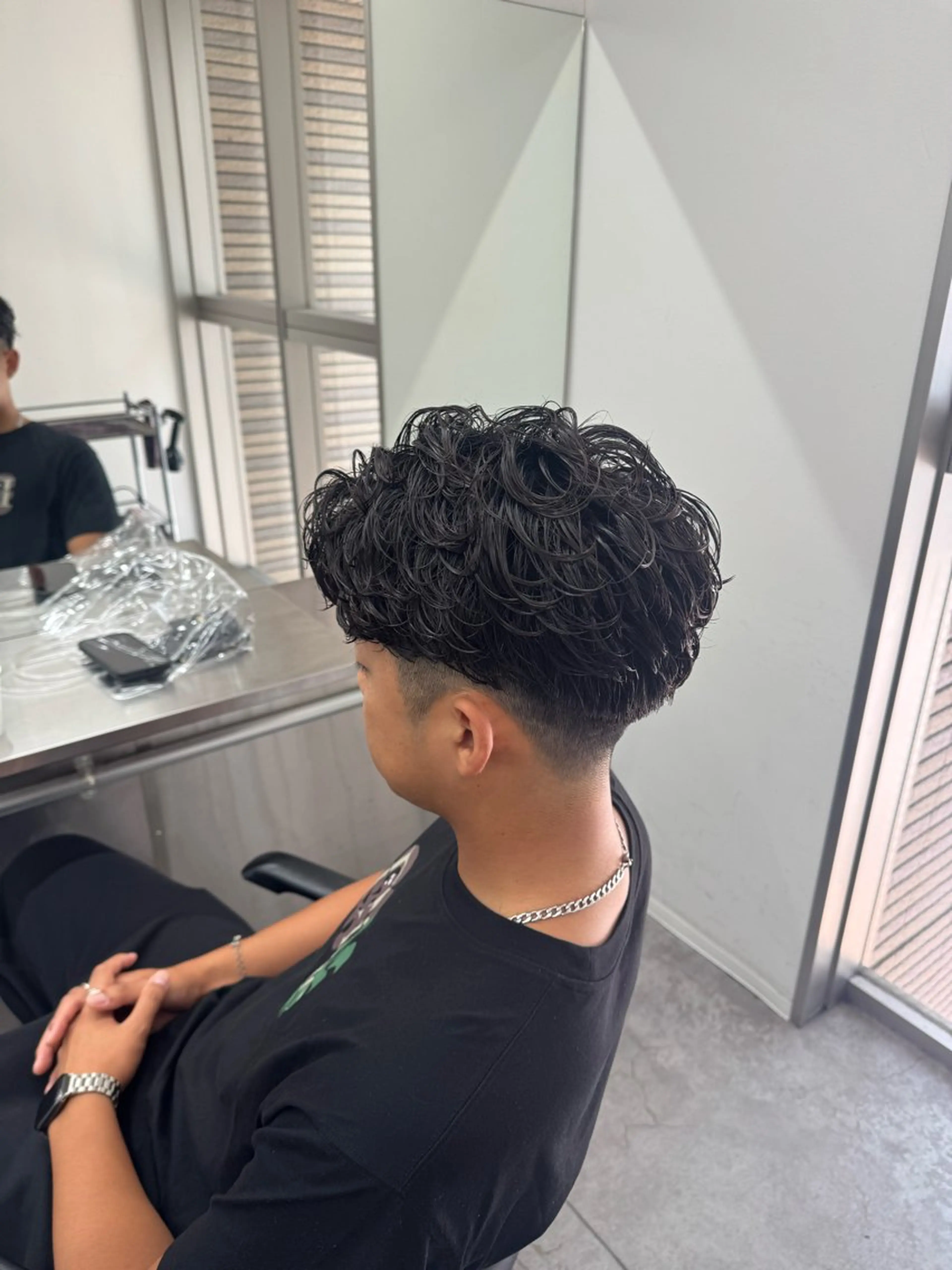 ショート カラー パーマ メンズ カット パーマ 🔥漢髪特化メンズ マネージャーYUKIのヘアスタイル