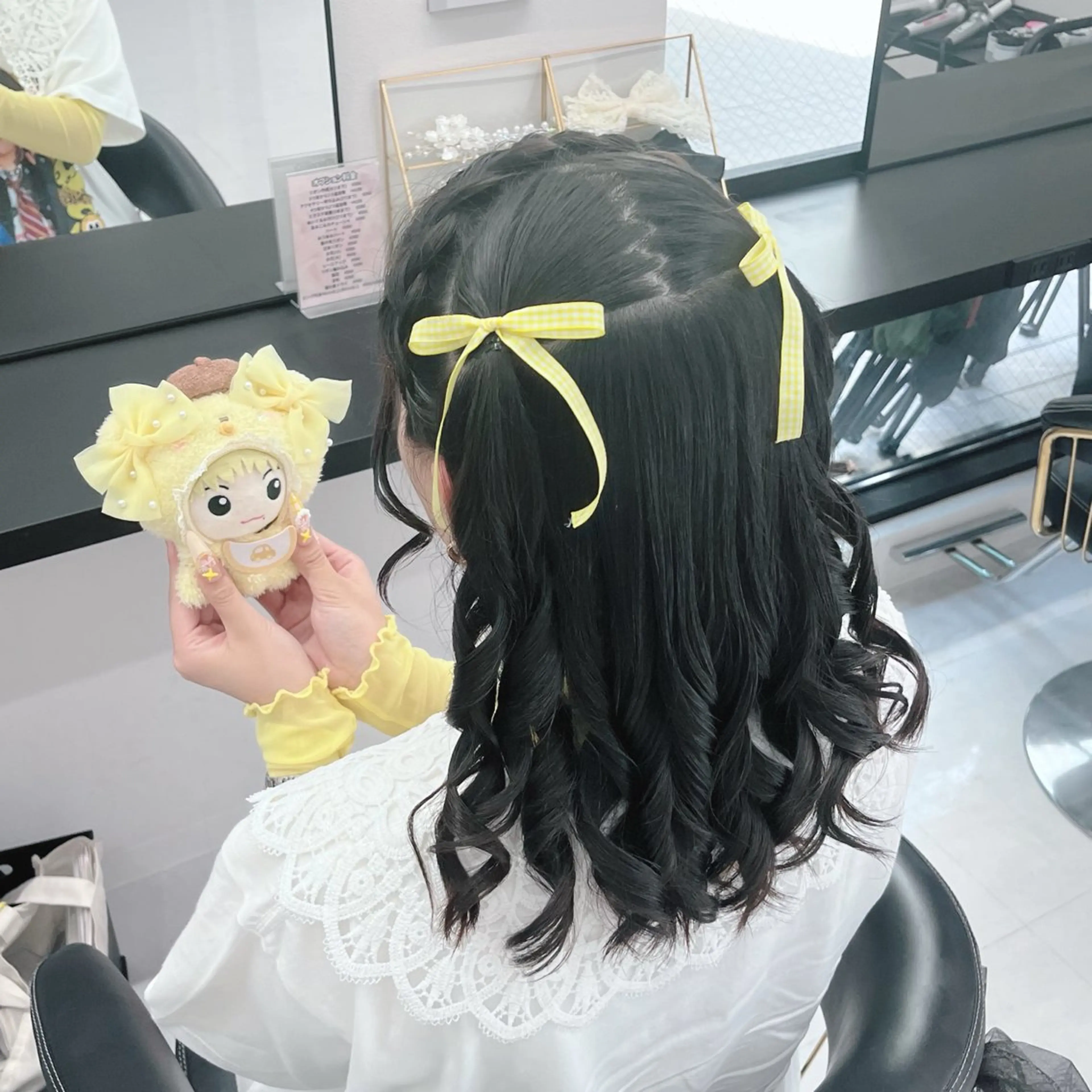 セミロング ヘアアレンジ カチューシャ ヘアセット MILD by 17 秋葉原 ‪♡みづき♡のヘアスタイル