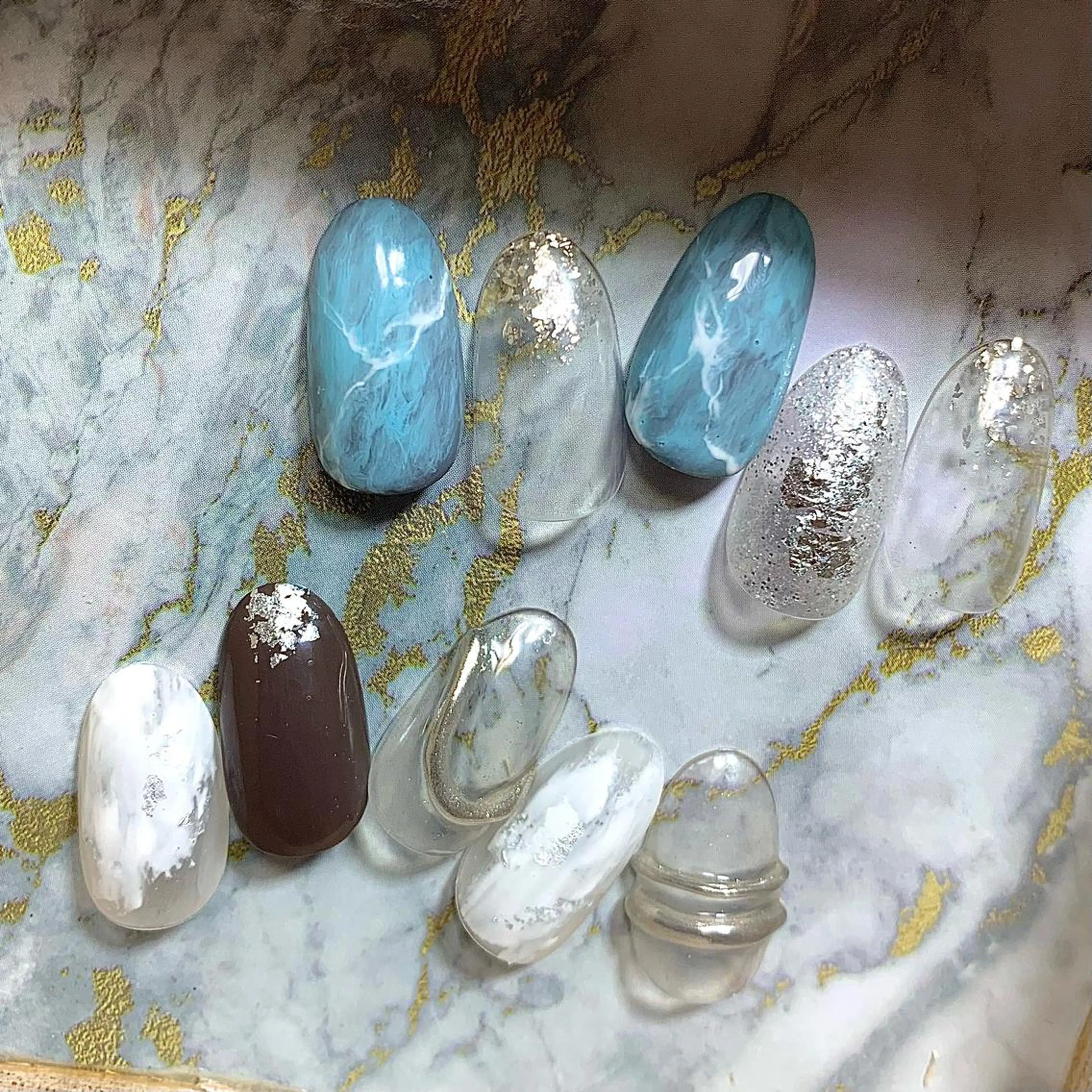 ネイル ハンドネイル Nailsalon BLOOM🌷 山崎のネイルデザイン