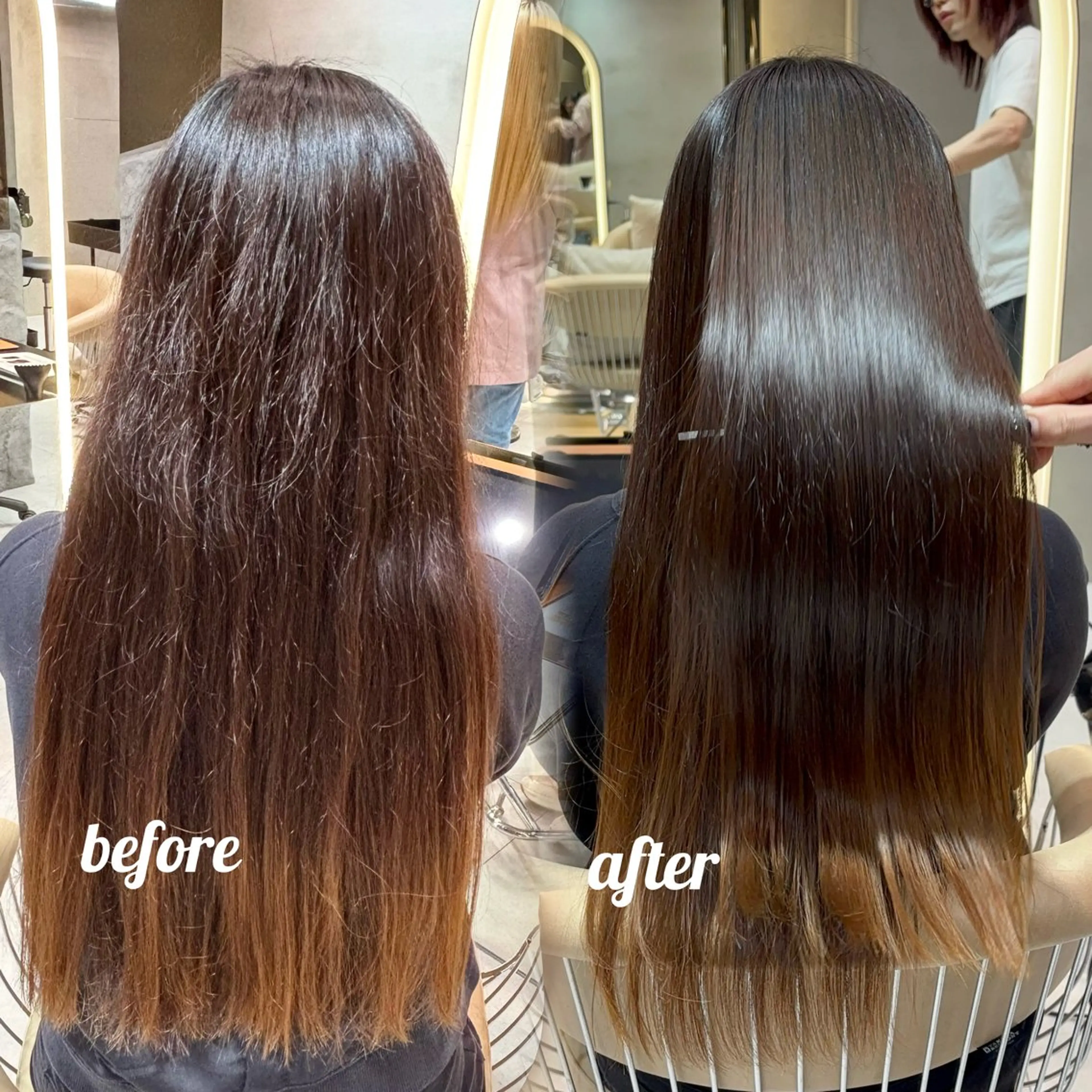 🉐ロング料金無し🉐【❤️‍🔥縮毛矯正＋似合わせカット❤️‍🔥】過去1の美髪にします✂️の写真